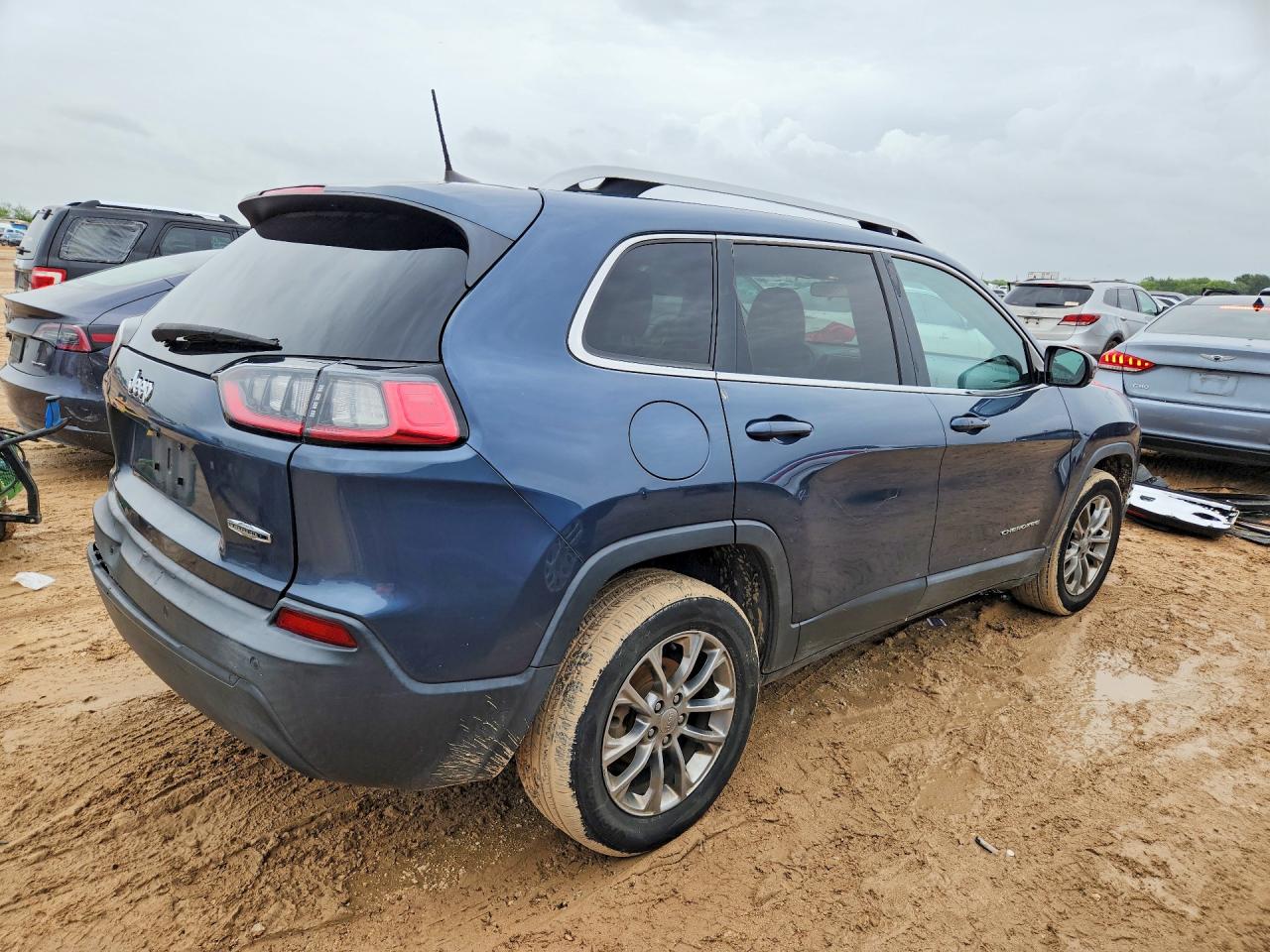 2020 Jeep Cherokee Latitude Plus Blue vin: 1C4PJLLB6LD585674