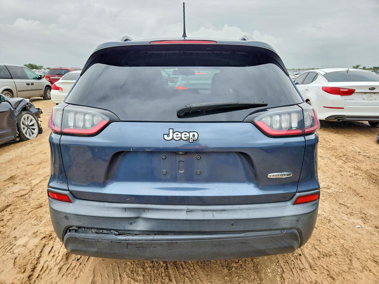 2020 Jeep Cherokee Latitude Plus Blue vin: 1C4PJLLB6LD585674