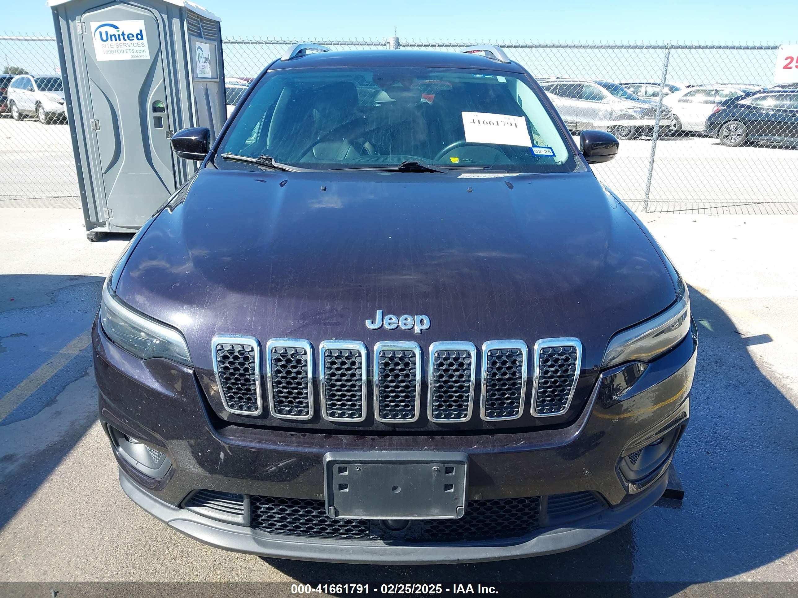 2021 Jeep Cherokee Latitude Plus Fwd Black vin: 1C4PJLLB6MD155810