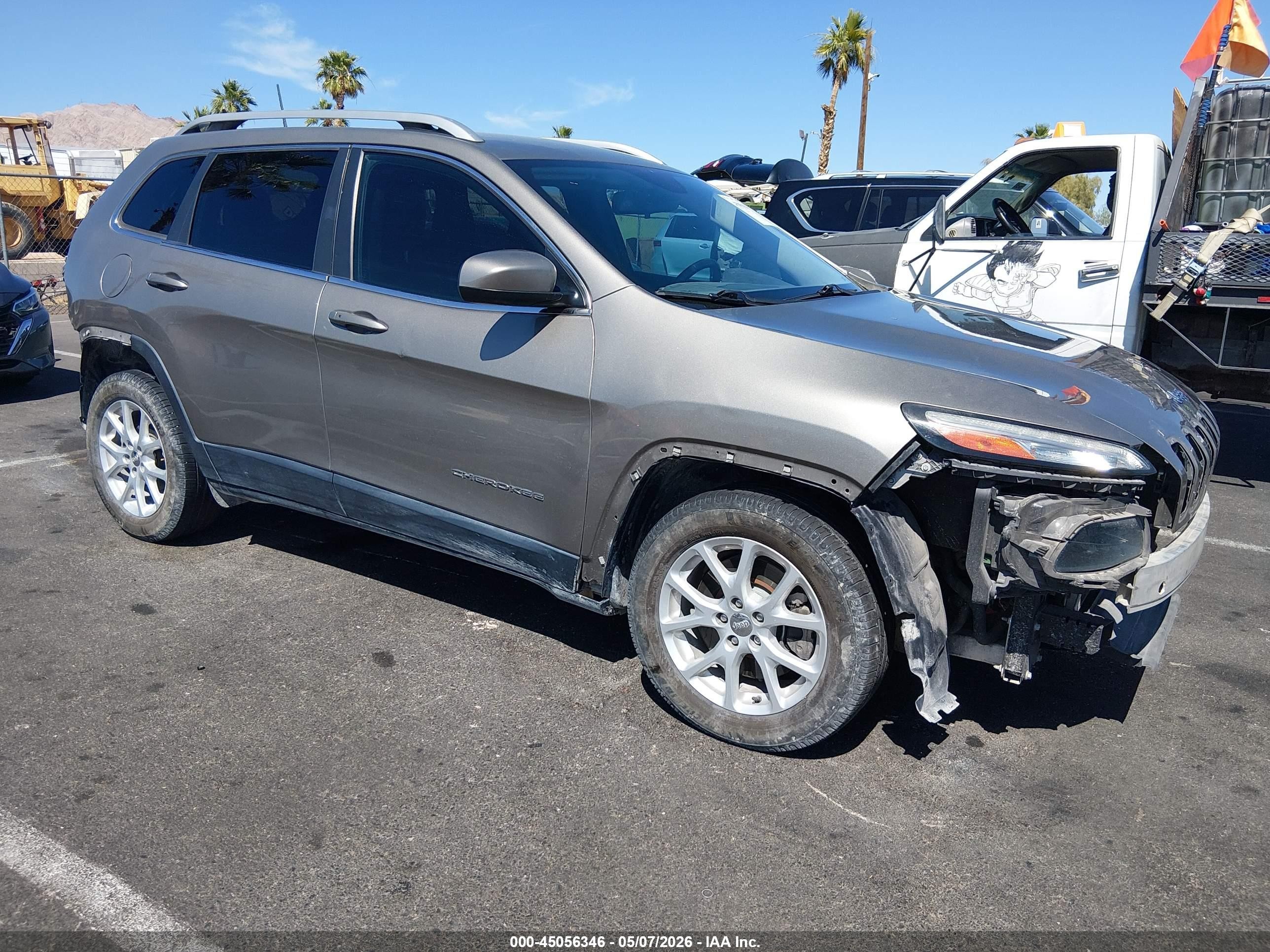 2018 Jeep Cherokee Latitude Plus Fwd Tan vin: 1C4PJLLB7JD587348