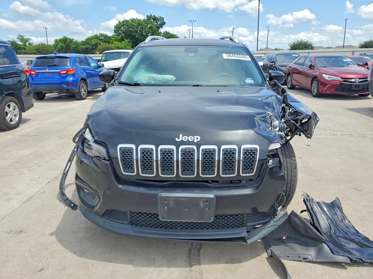 2019 Jeep Cherokee Latitude Plus Черный vin: 1C4PJLLB7KD151536