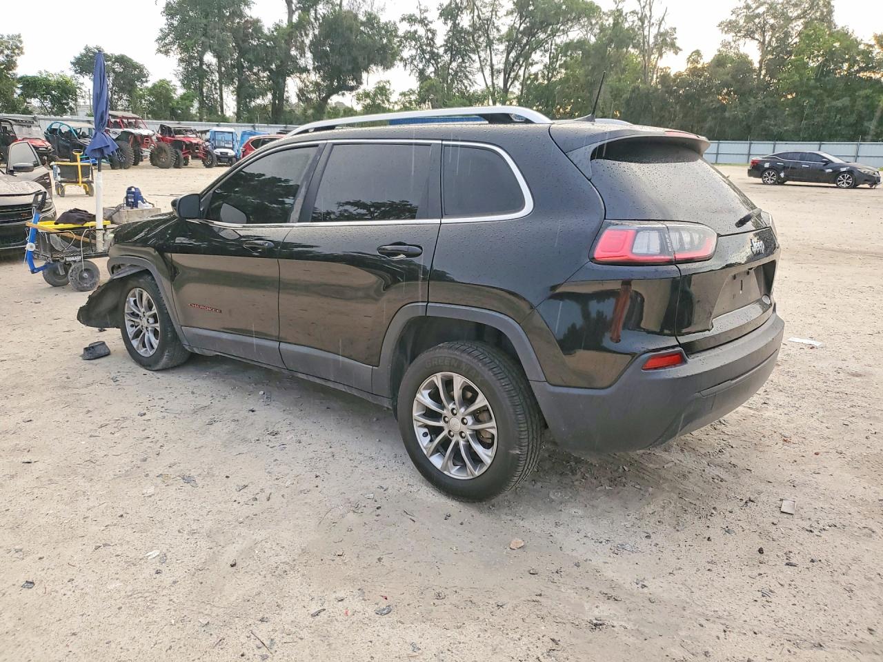 2019 Jeep Cherokee Latitude Plus Black vin: 1C4PJLLB7KD202503