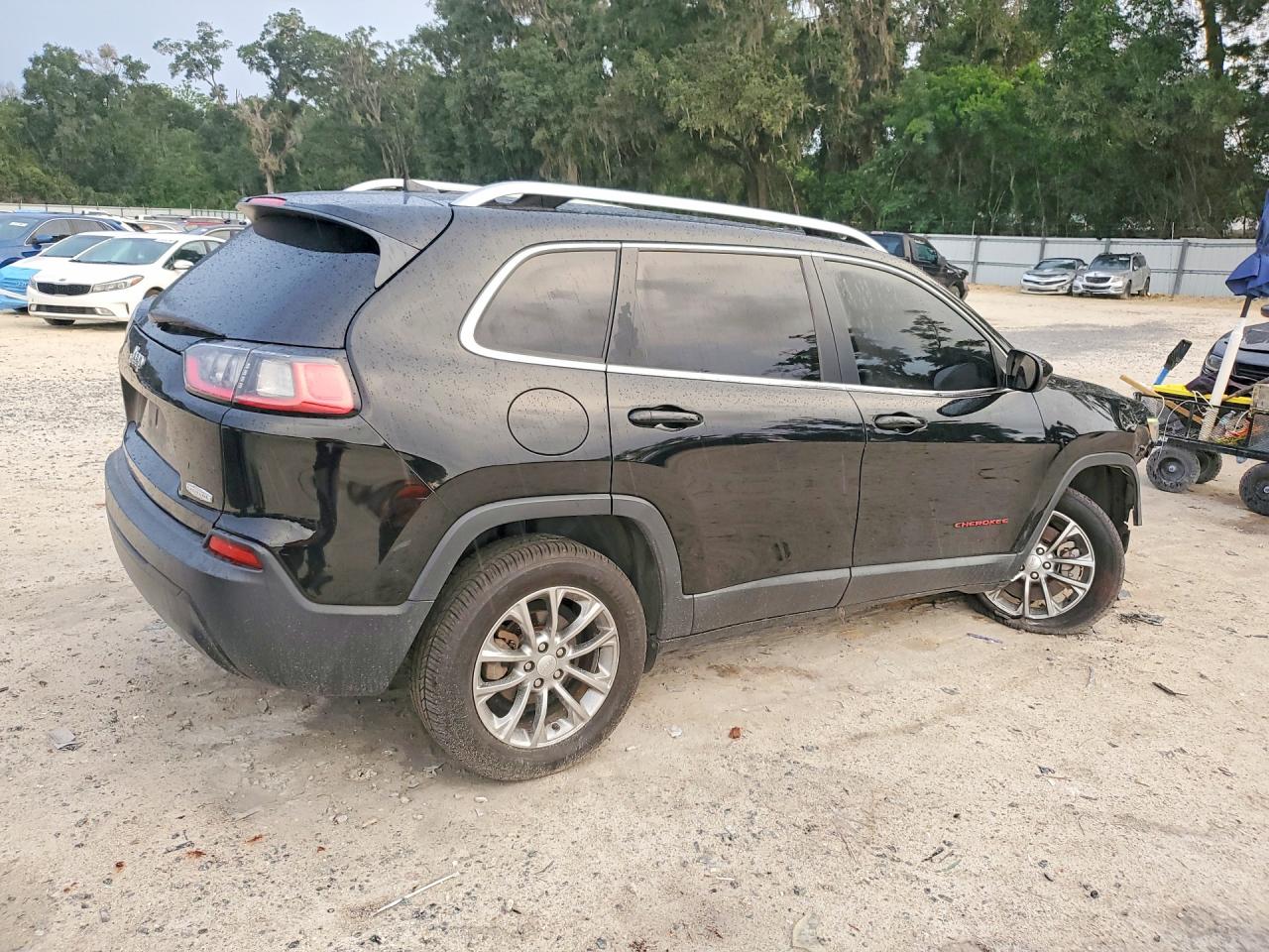 2019 Jeep Cherokee Latitude Plus Black vin: 1C4PJLLB7KD202503