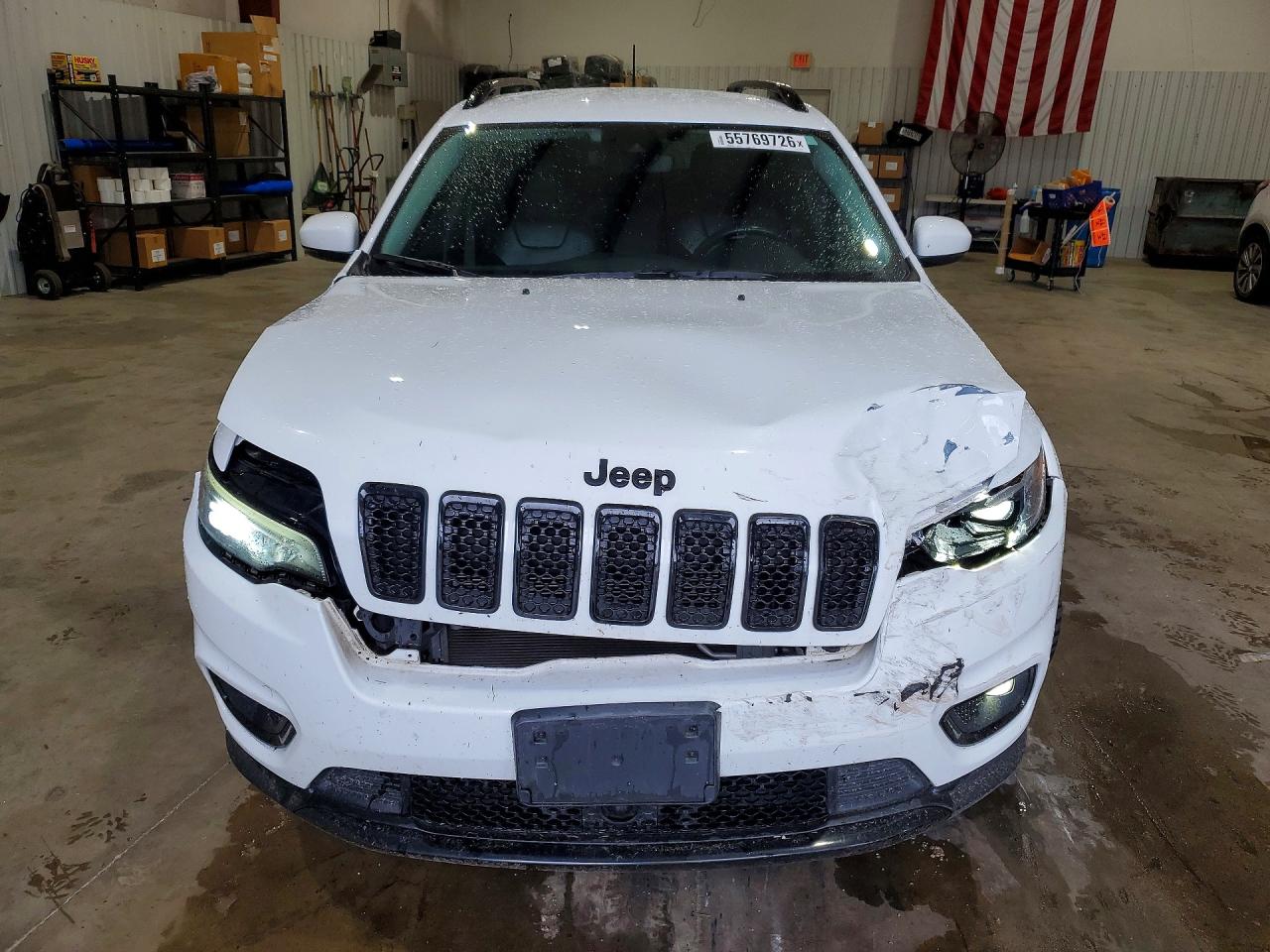 2021 Jeep Cherokee Latitude Plus White vin: 1C4PJLLB7MD144184