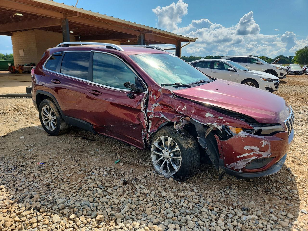 2019 Jeep Cherokee Latitude Plus Красный vin: 1C4PJLLB8KD175330