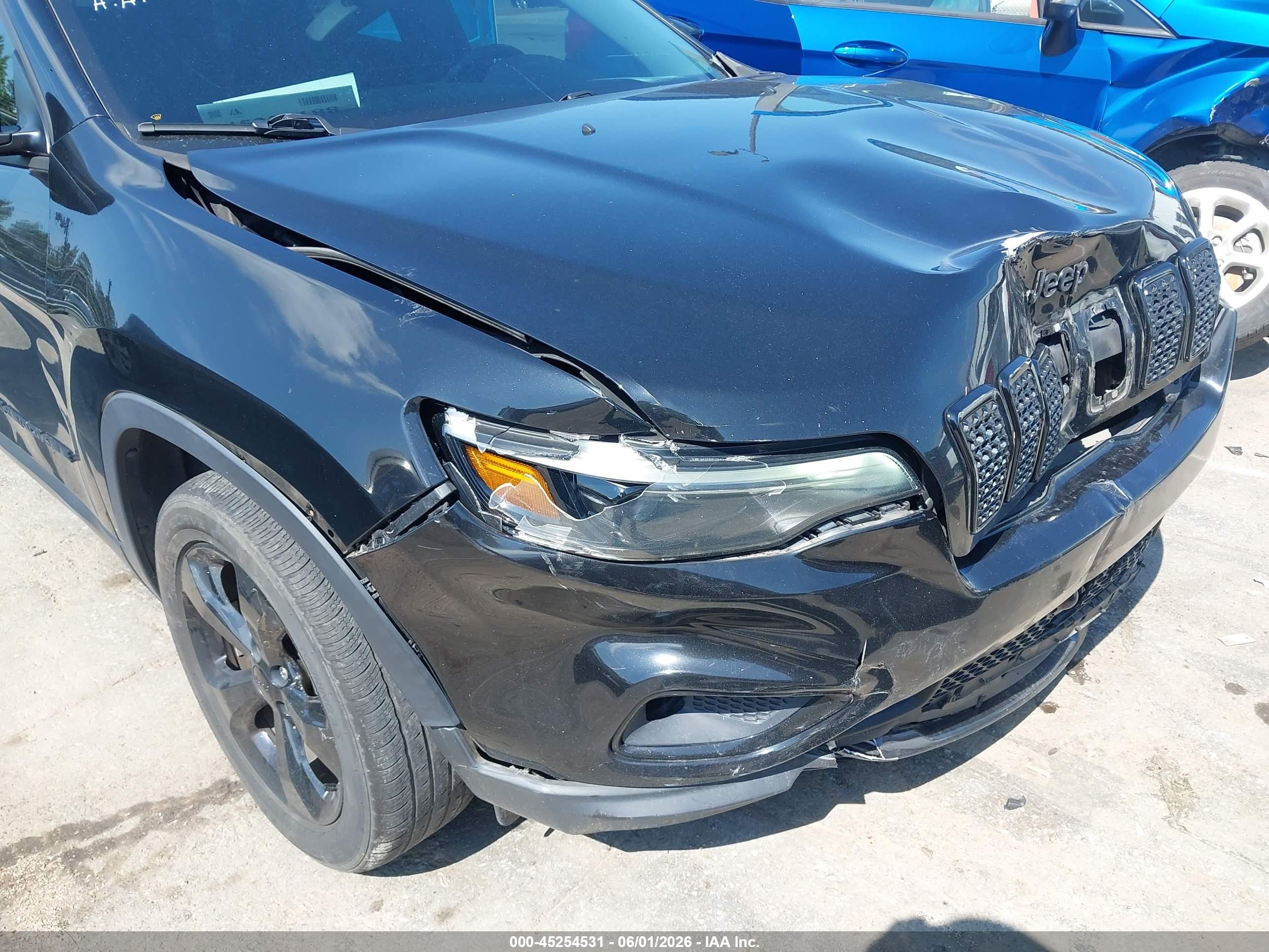 2021 Jeep Cherokee Altitude Fwd Black vin: 1C4PJLLB9MD173394