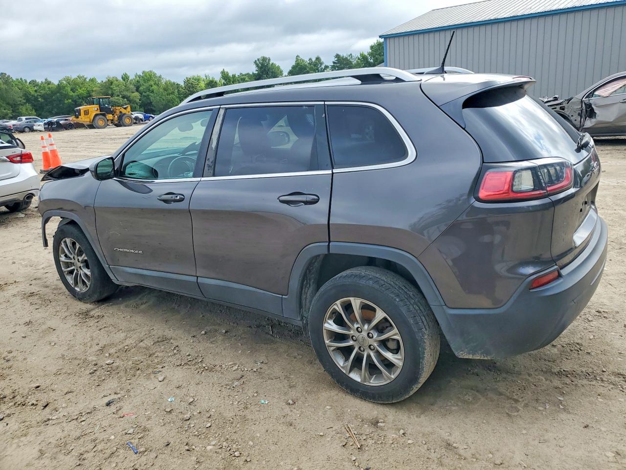 2019 Jeep Cherokee Latitude Plus Gray vin: 1C4PJLLN3KD149339