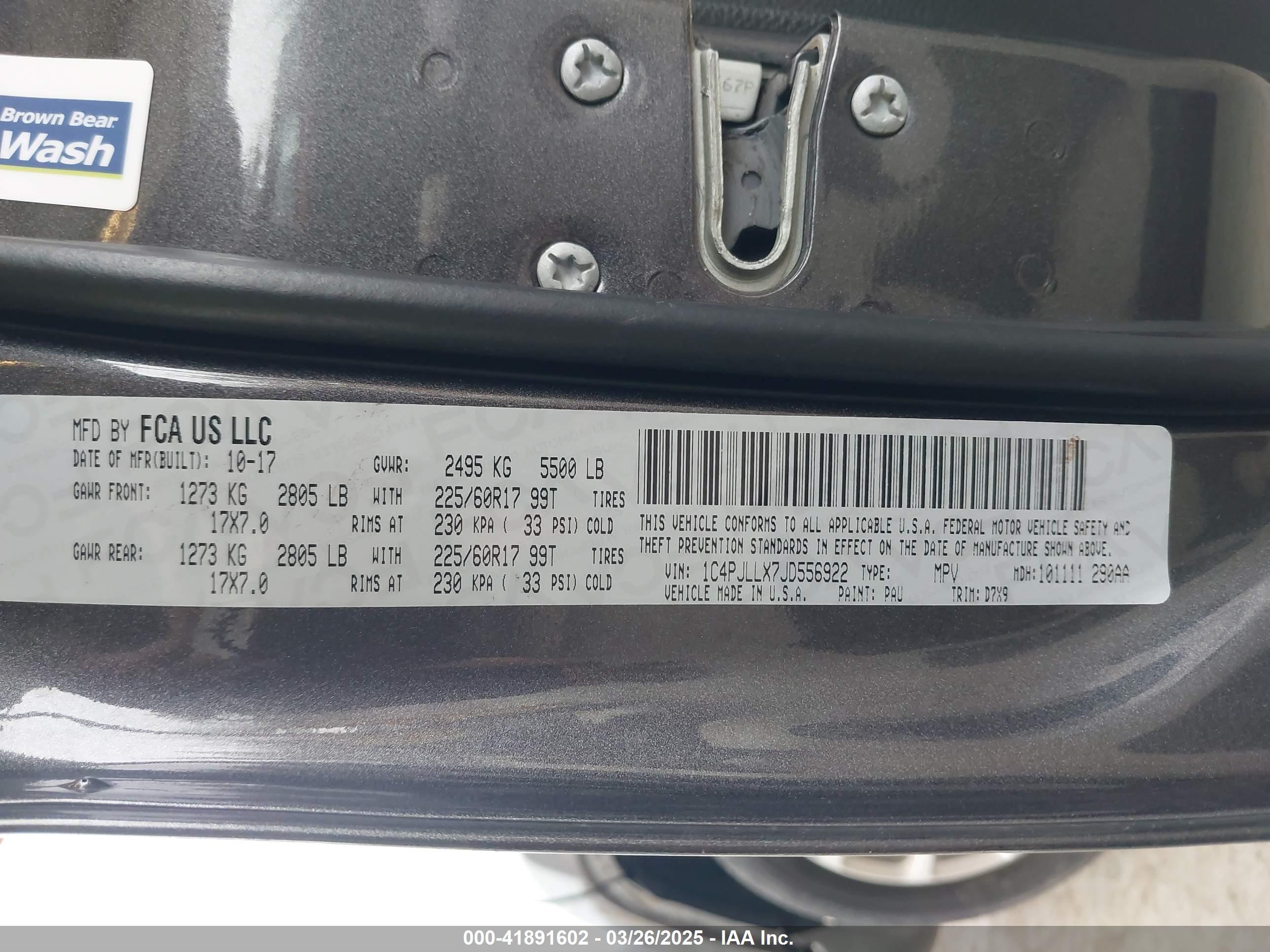 2018 Jeep Cherokee Latitude Plus Fwd Серый vin: 1C4PJLLX7JD556922