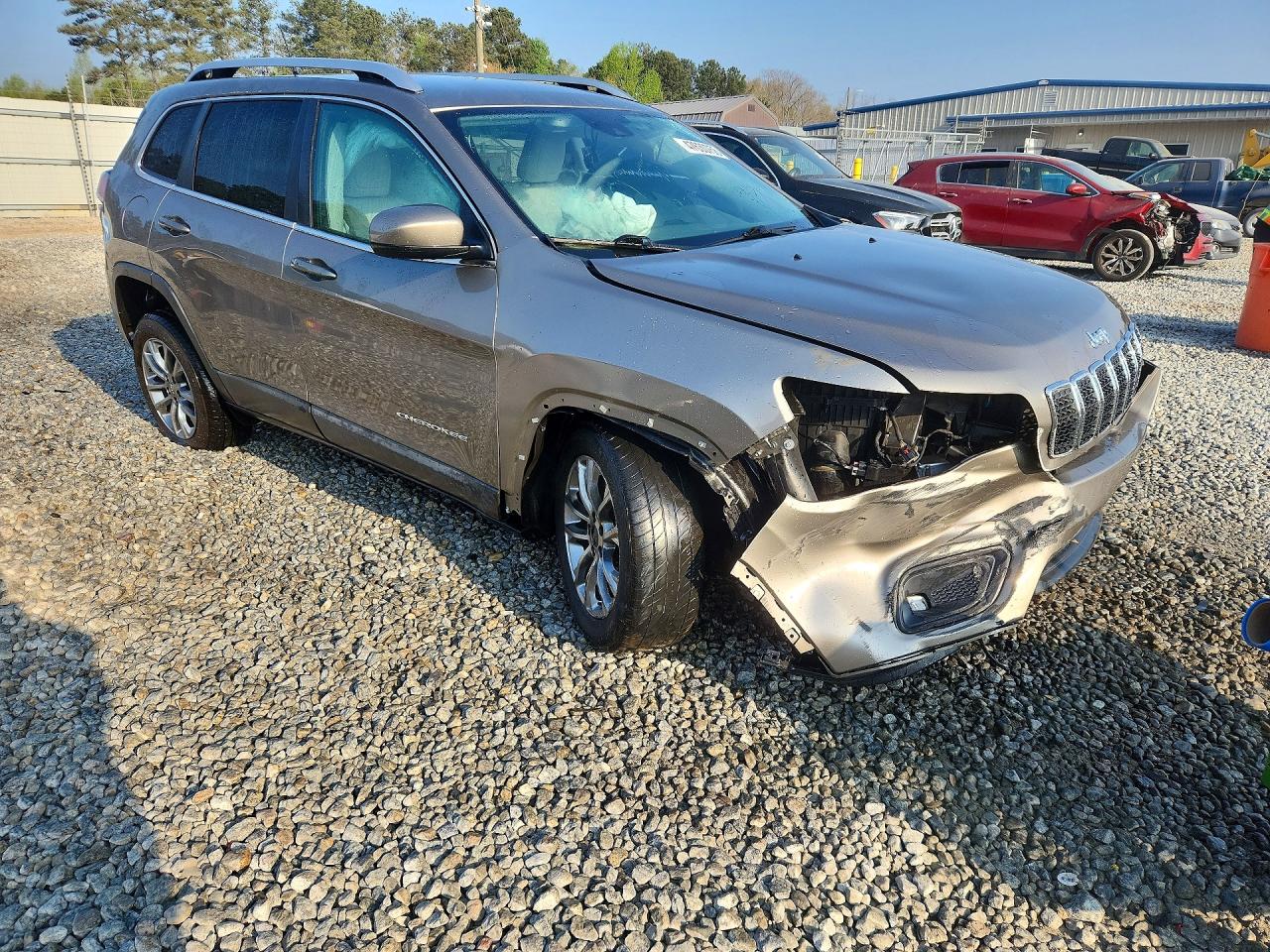 2021 Jeep Cherokee Latitude Lux Gray vin: 1C4PJLMX9MD155875