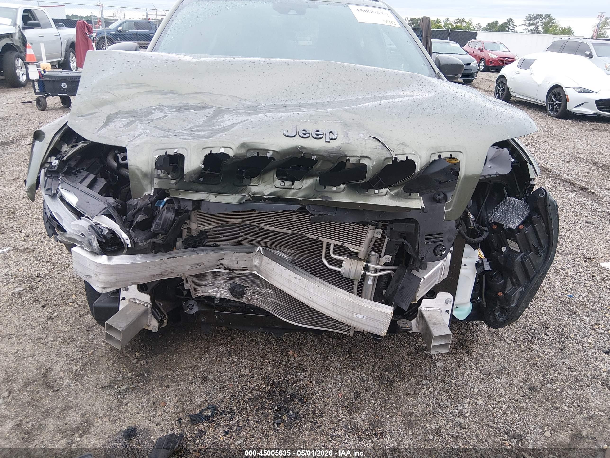 2021 Jeep Cherokee 80th Anniversary Fwd Green vin: 1C4PJLMXXMD168599