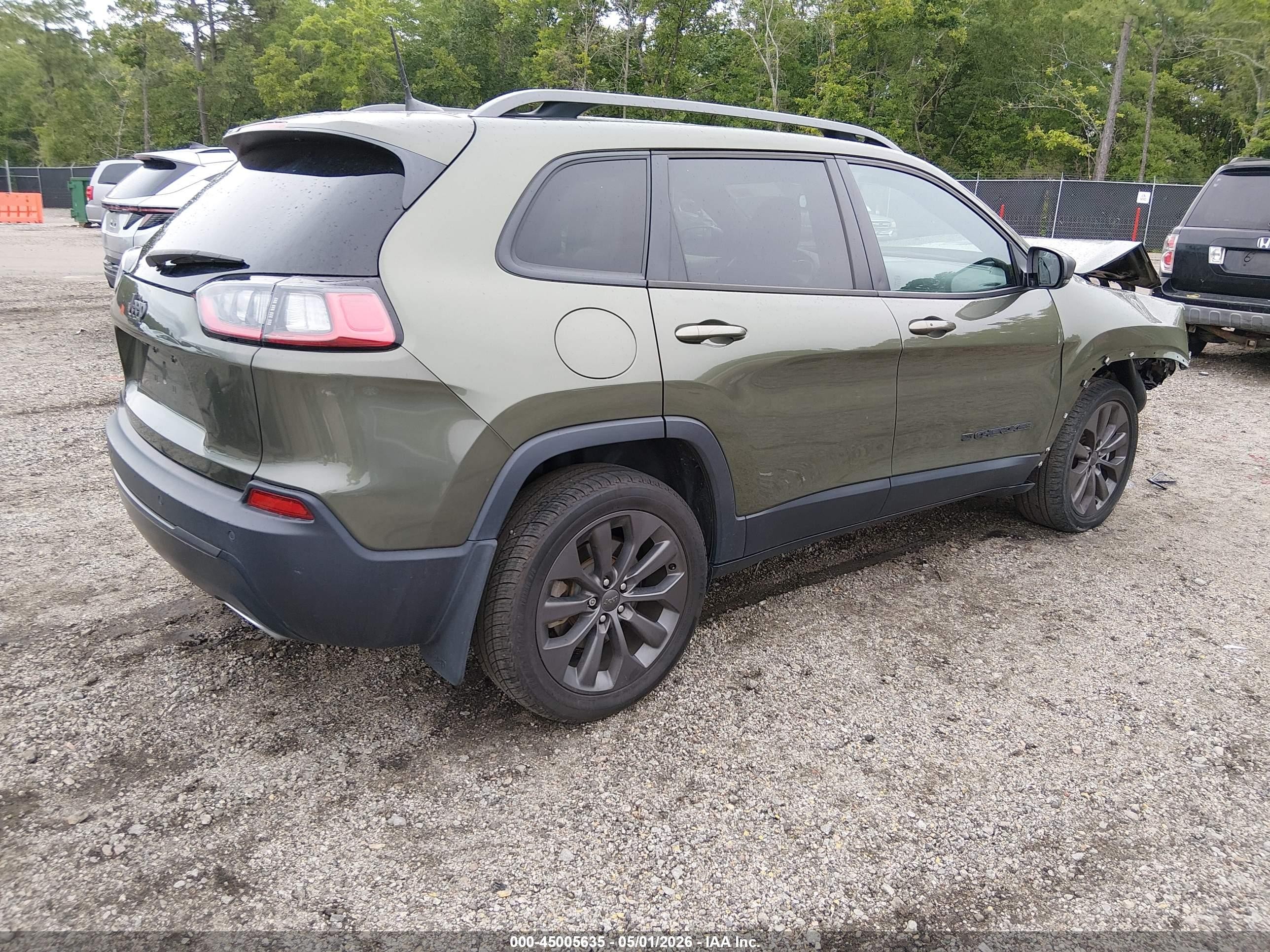 2021 Jeep Cherokee 80th Anniversary Fwd Green vin: 1C4PJLMXXMD168599