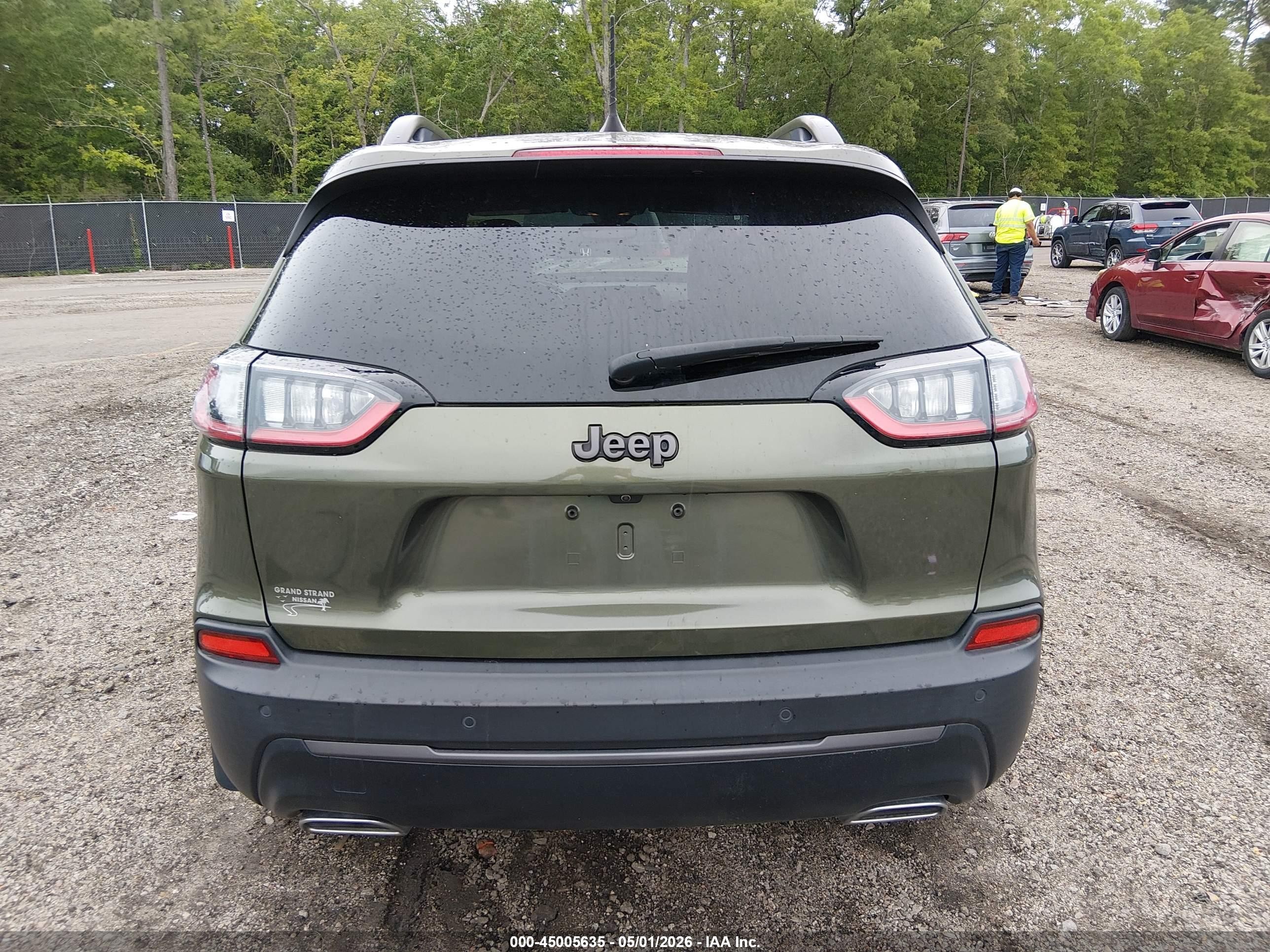 2021 Jeep Cherokee 80th Anniversary Fwd Green vin: 1C4PJLMXXMD168599