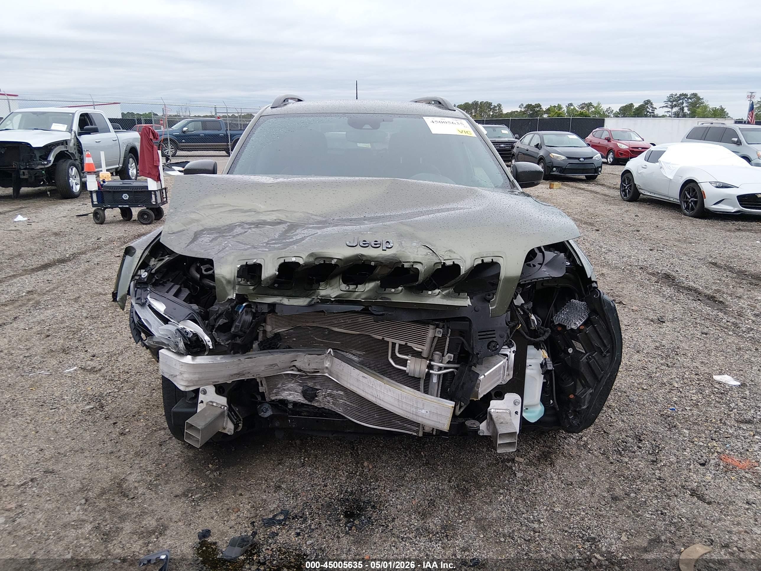 2021 Jeep Cherokee 80th Anniversary Fwd Green vin: 1C4PJLMXXMD168599