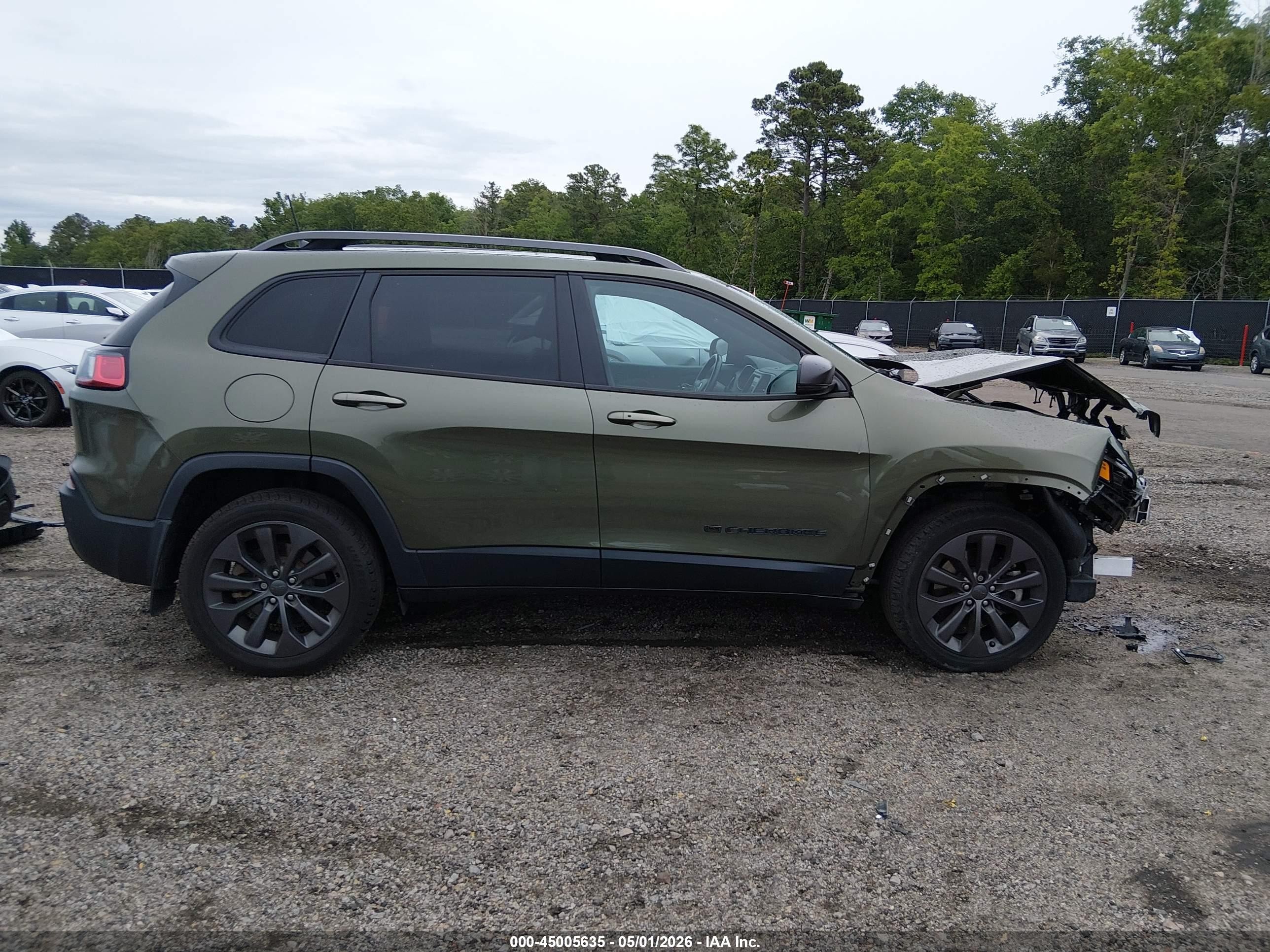 2021 Jeep Cherokee 80th Anniversary Fwd Green vin: 1C4PJLMXXMD168599