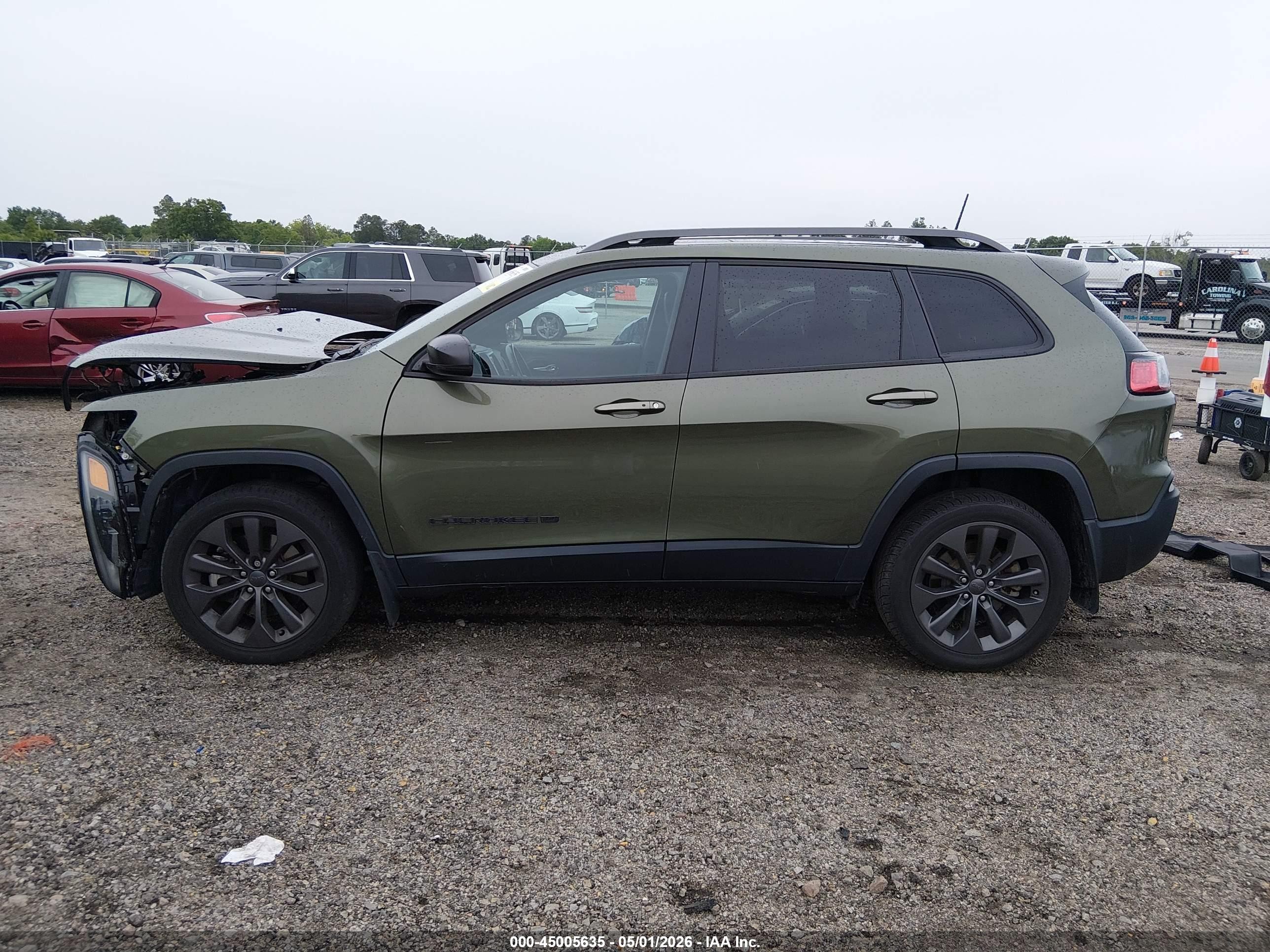 2021 Jeep Cherokee 80th Anniversary Fwd Green vin: 1C4PJLMXXMD168599