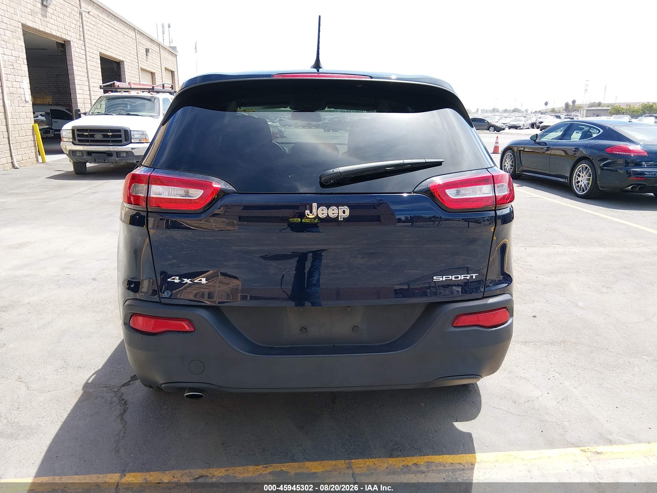 2016 Jeep Cherokee Sport Blue vin: 1C4PJMAB0GW337391
