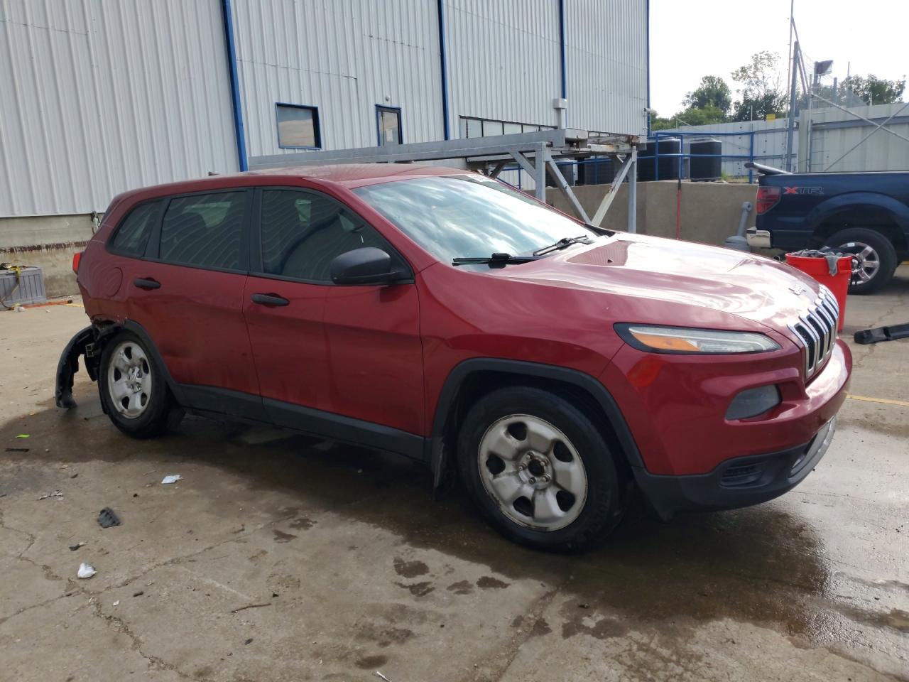 2014 Jeep Cherokee Sport Бордовый vin: 1C4PJMAB1EW183447