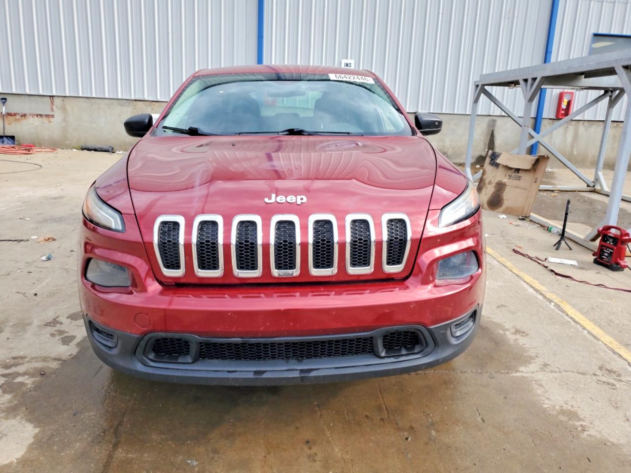 2014 Jeep Cherokee Sport Бордовый vin: 1C4PJMAB1EW183447