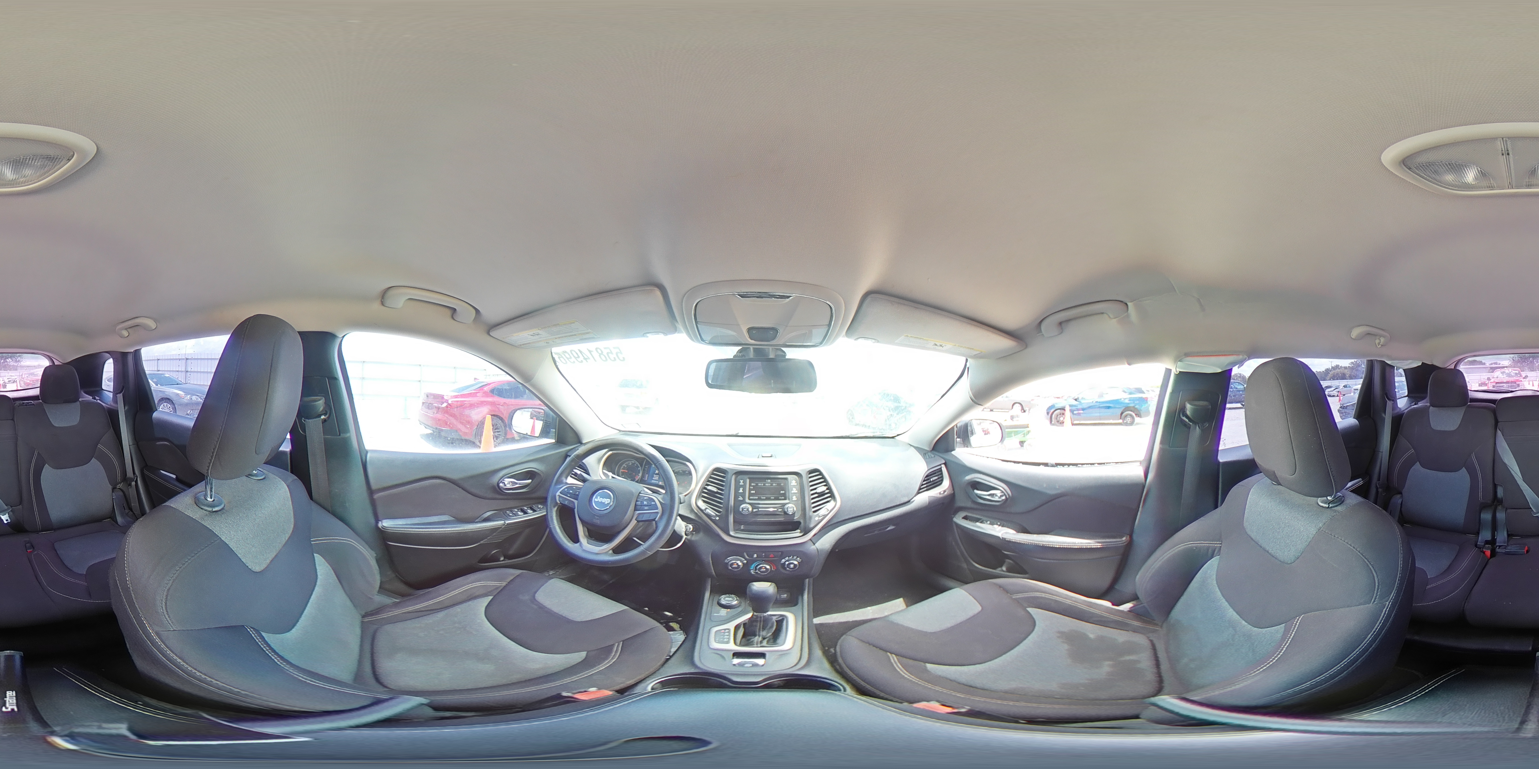 2015 Jeep Cherokee Sport White vin: 1C4PJMAB1FW588371