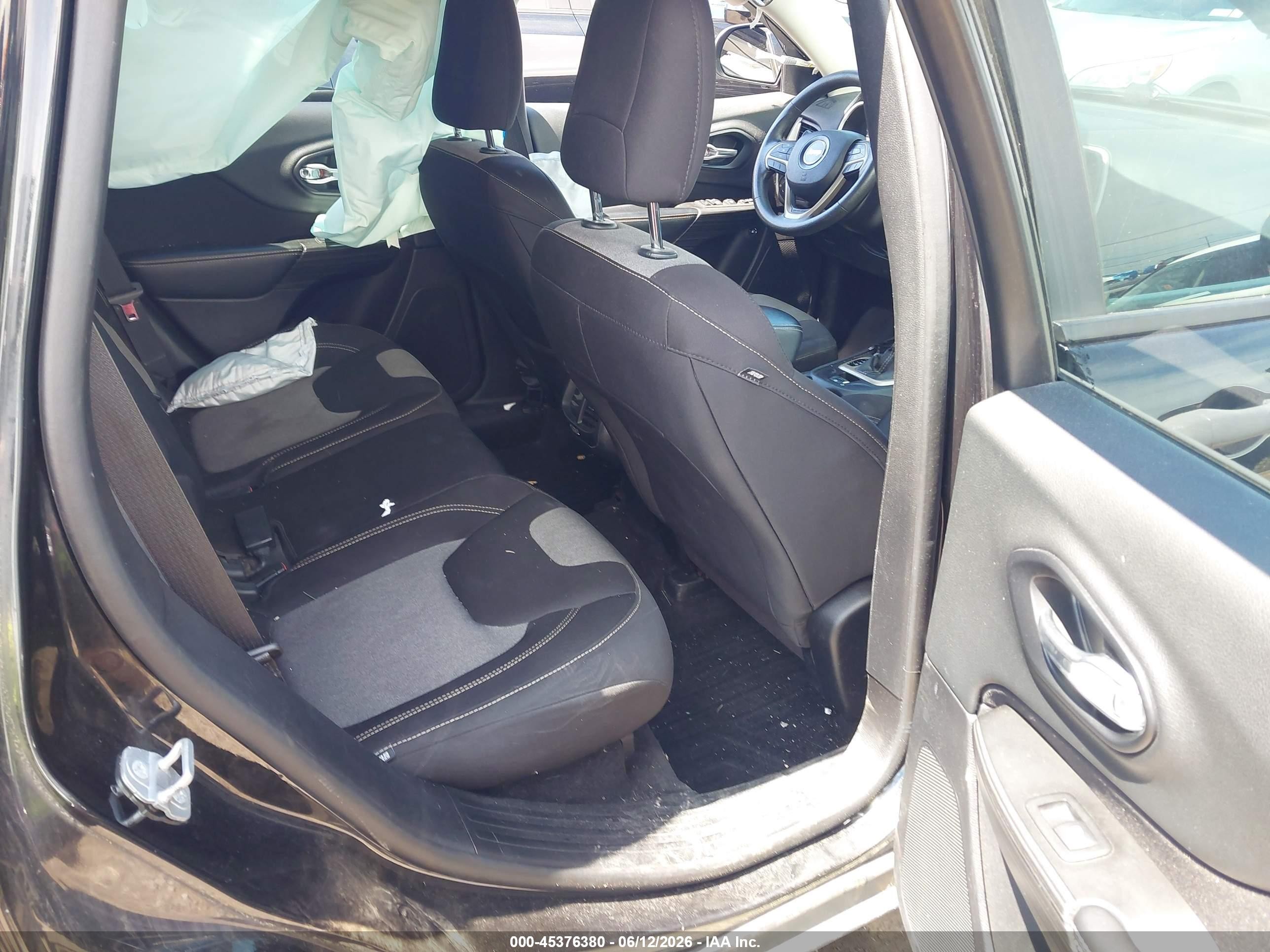 2014 Jeep Cherokee Sport Black vin: 1C4PJMAB2EW169377