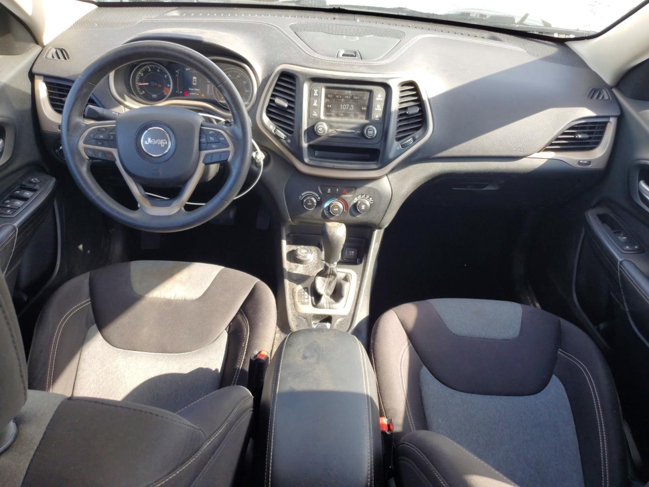 2014 Jeep Cherokee Sport White vin: 1C4PJMAB2EW252601