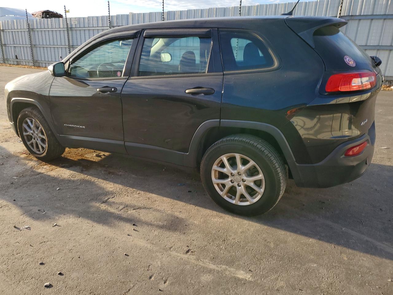 2014 Jeep Cherokee Sport Black vin: 1C4PJMAB2EW268538