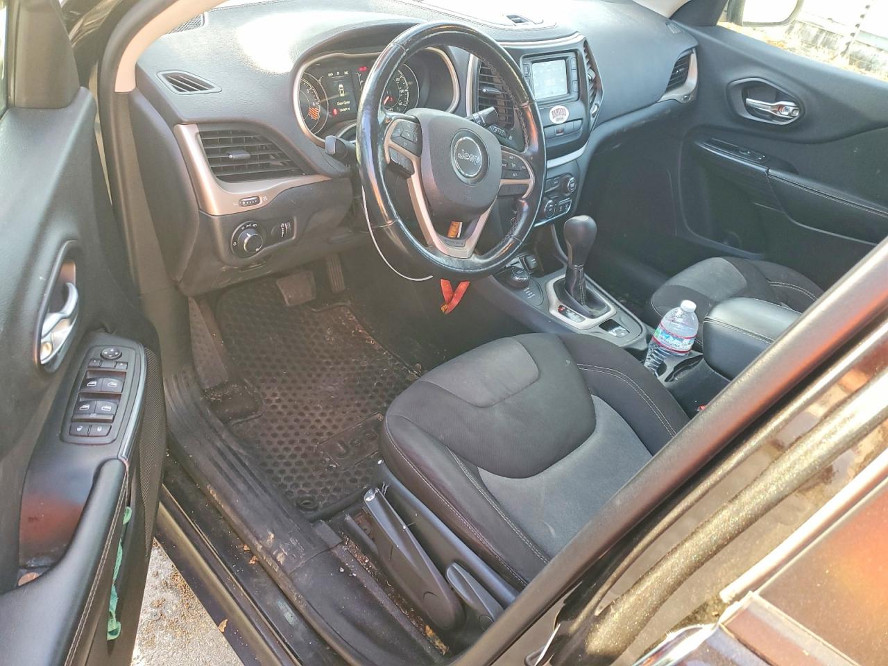 2014 Jeep Cherokee Sport Black vin: 1C4PJMAB2EW268538