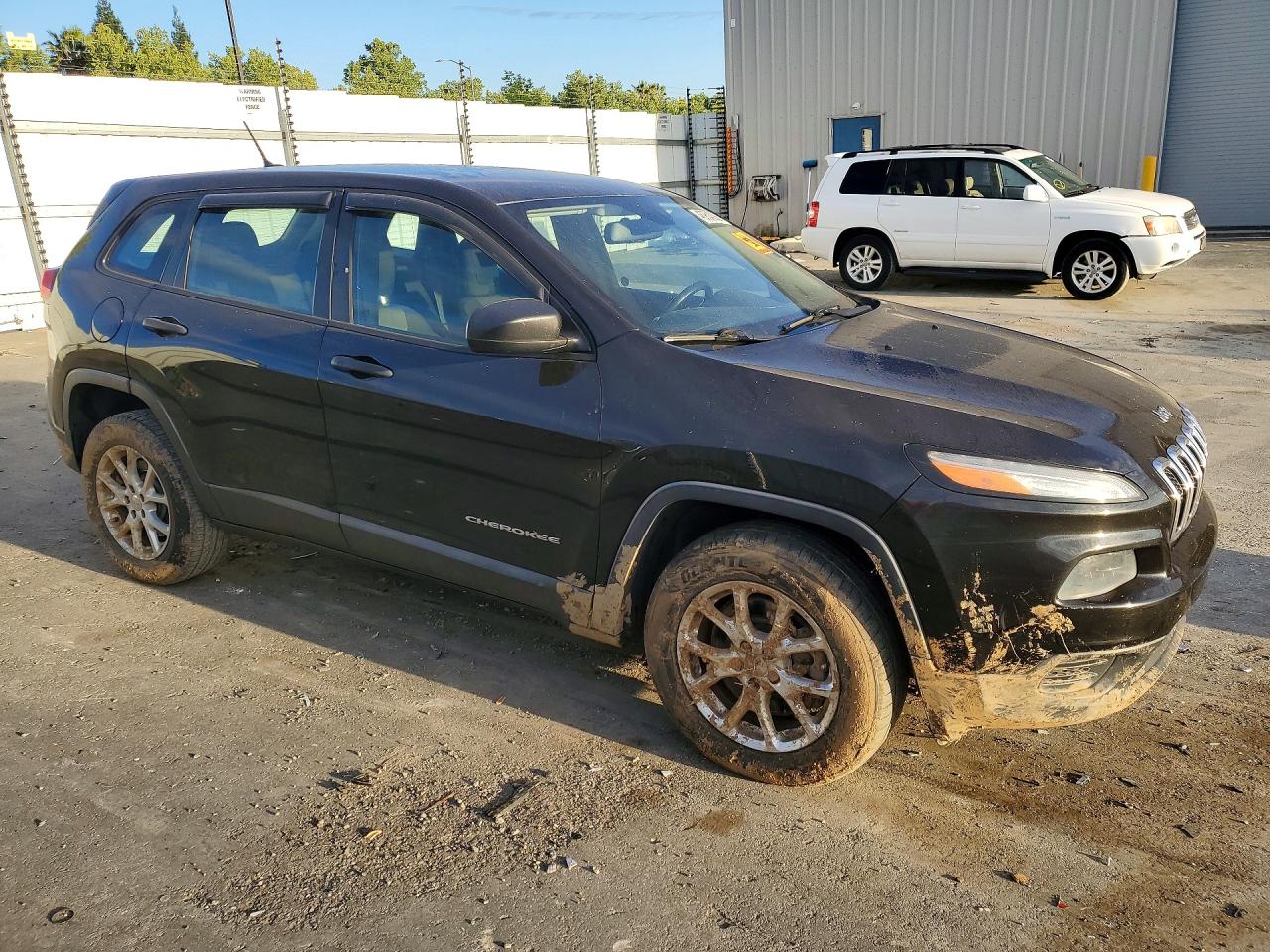 2014 Jeep Cherokee Sport Black vin: 1C4PJMAB2EW268538