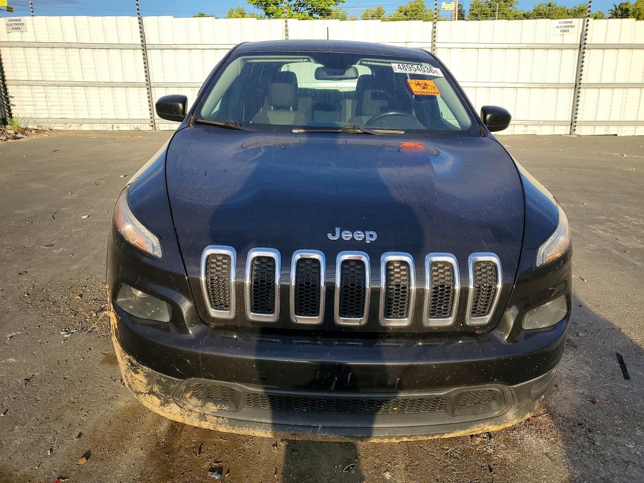 2014 Jeep Cherokee Sport Black vin: 1C4PJMAB2EW268538