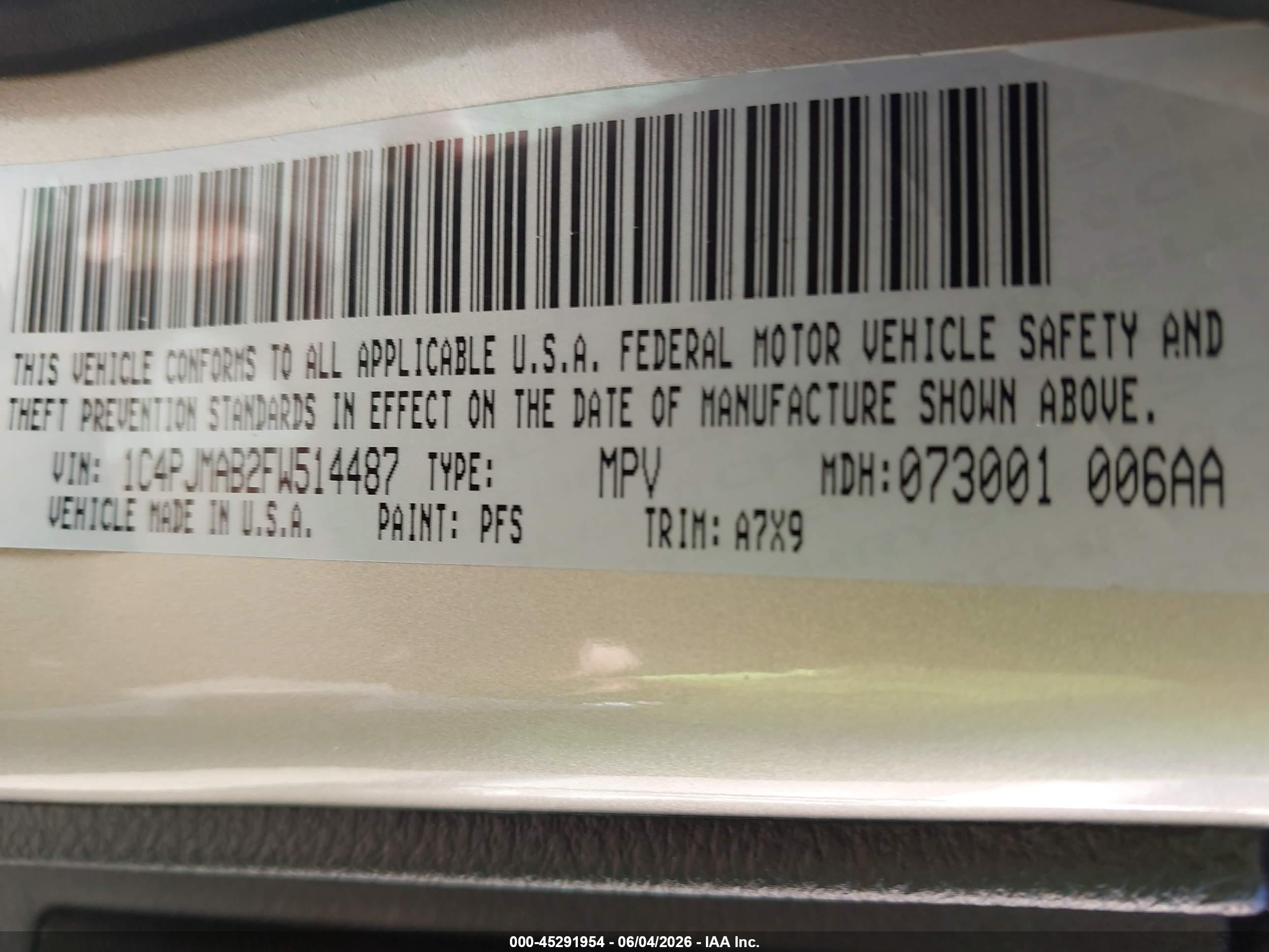2015 Jeep Cherokee Sport Золотой vin: 1C4PJMAB2FW514487