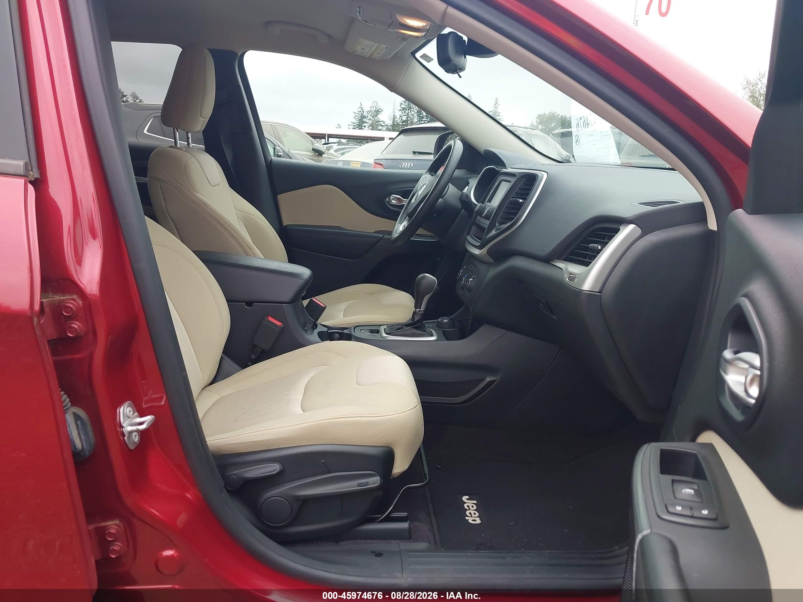 2016 Jeep Cherokee Sport Красный vin: 1C4PJMAB2GW353771
