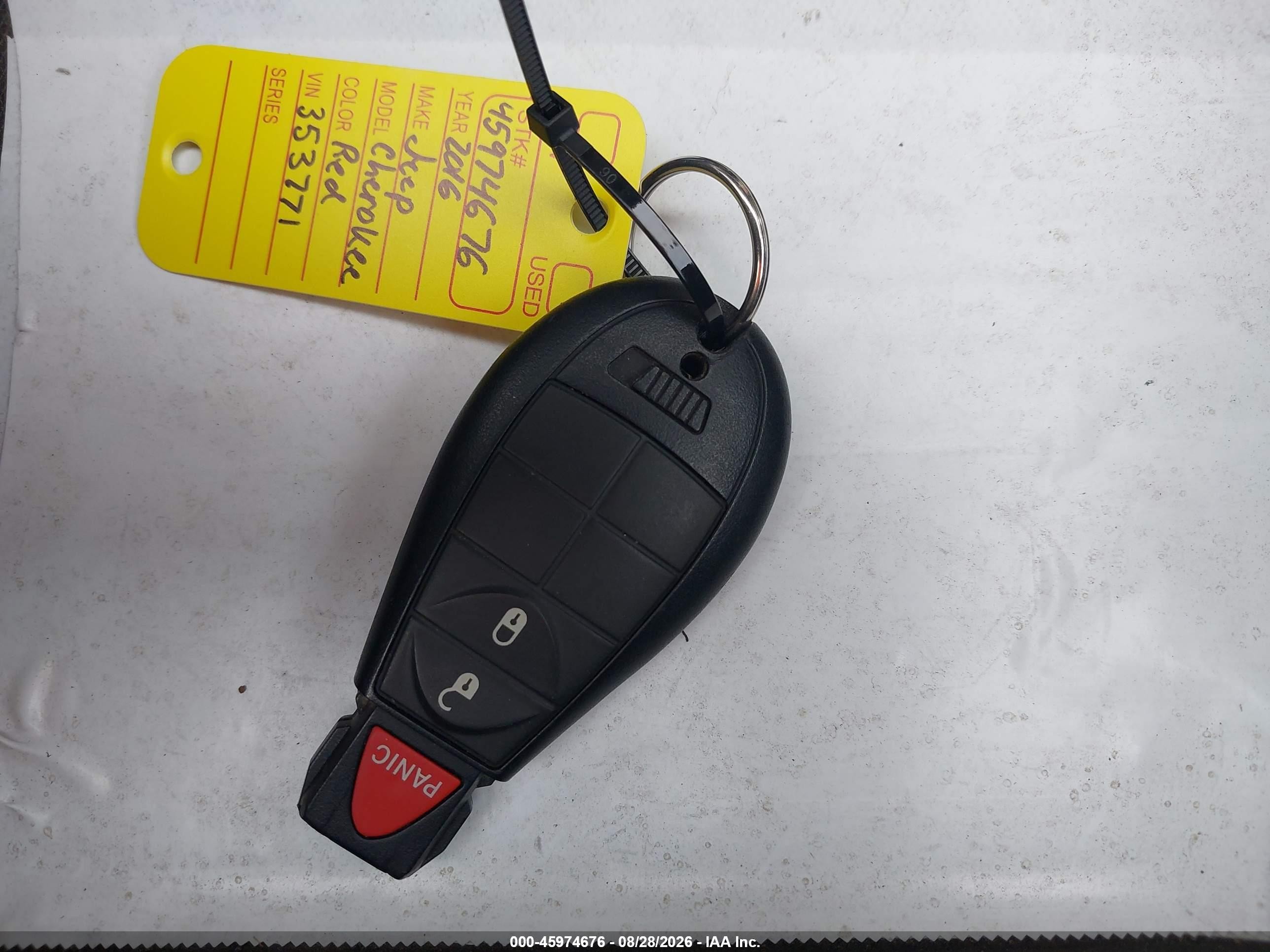 2016 Jeep Cherokee Sport Красный vin: 1C4PJMAB2GW353771