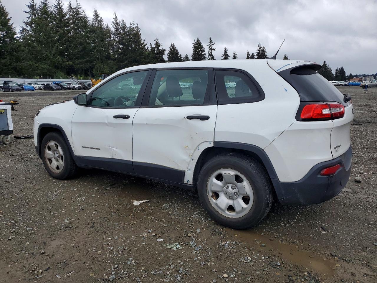 2014 Jeep Cherokee Sport Белый vin: 1C4PJMAB3EW214570