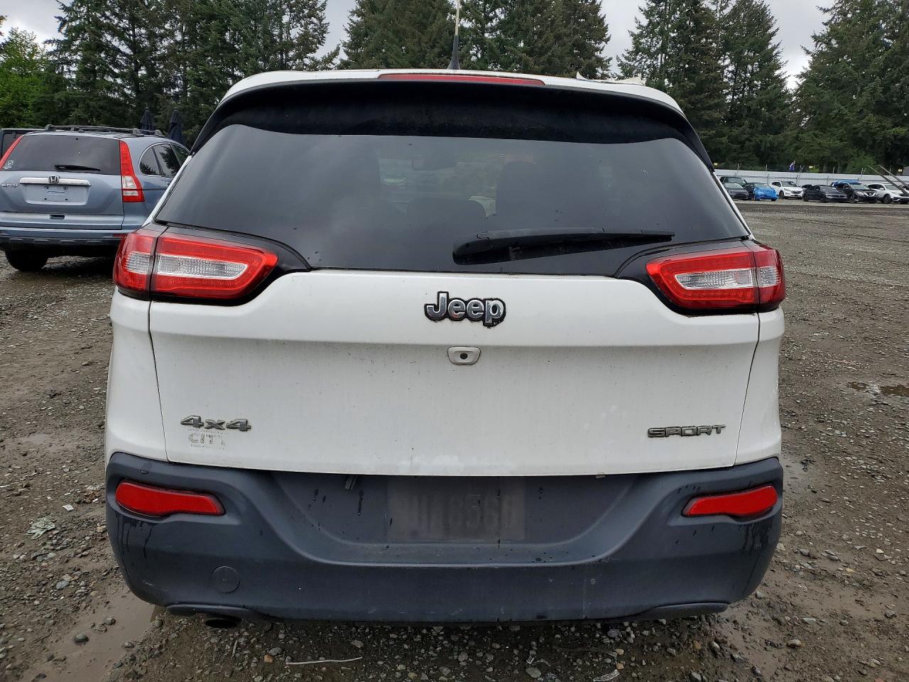 2014 Jeep Cherokee Sport Белый vin: 1C4PJMAB3EW214570