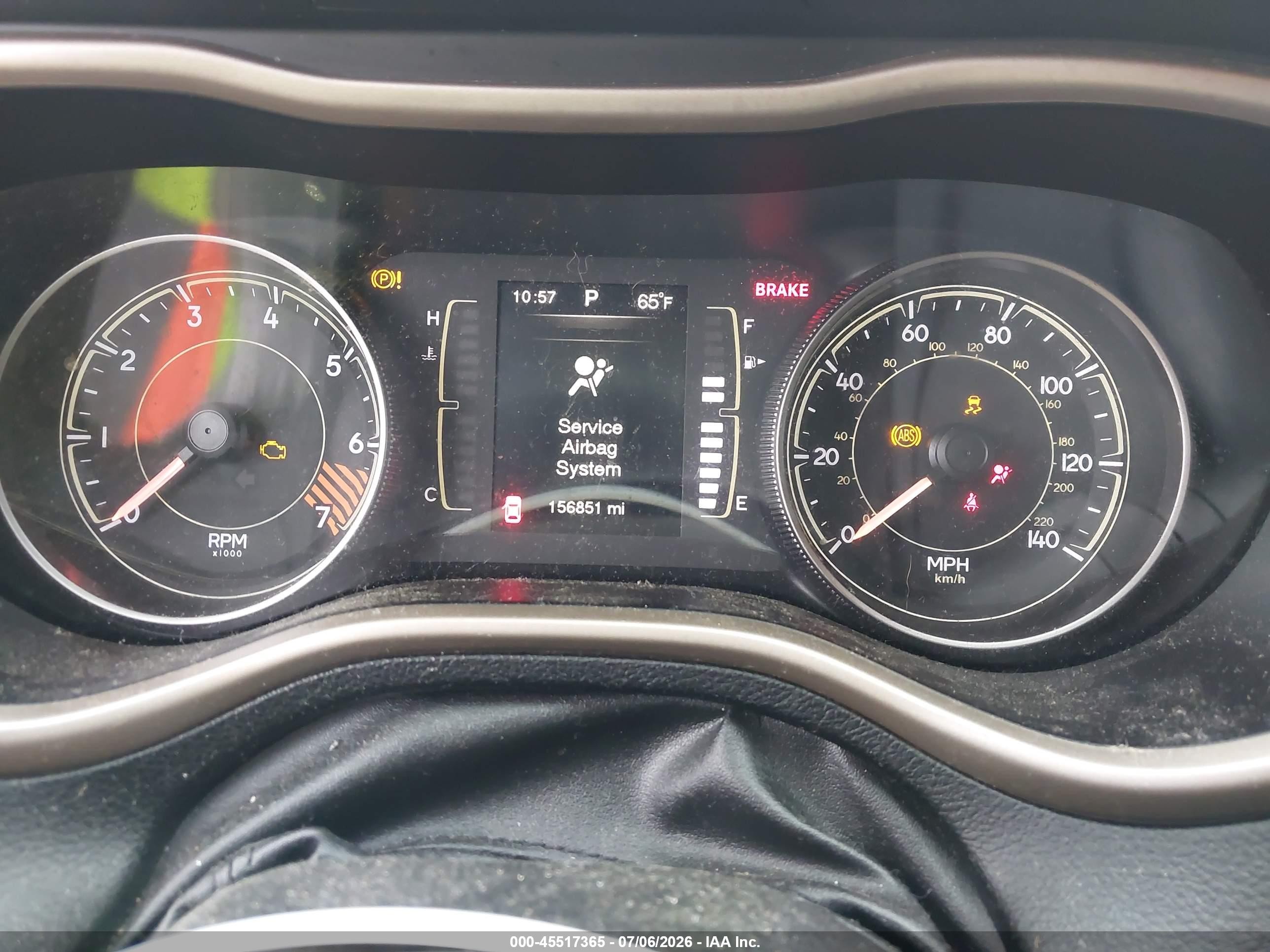 2014 Jeep Cherokee Sport White vin: 1C4PJMAB3EW260108