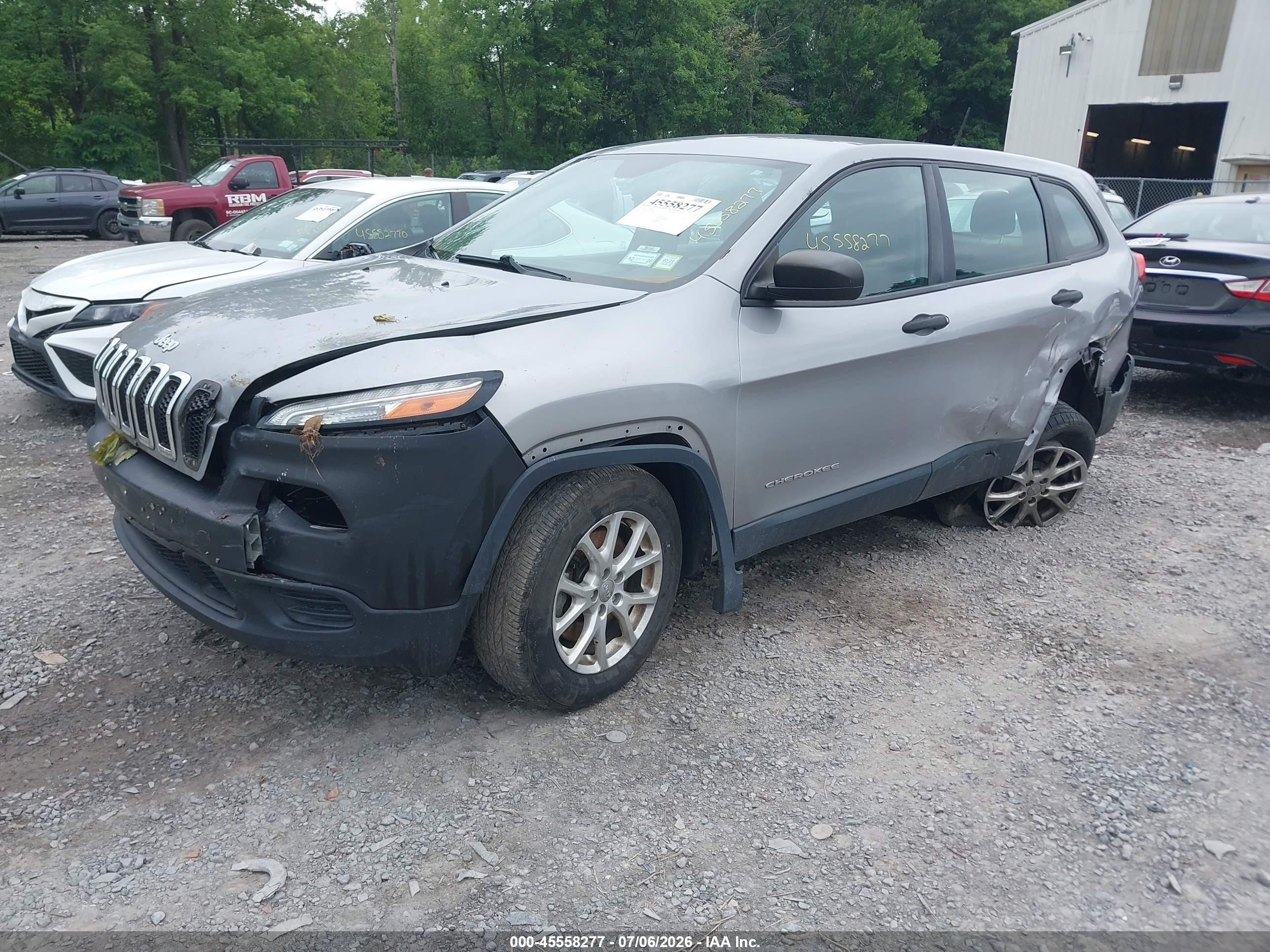 2015 Jeep Cherokee Sport Pewter vin: 1C4PJMAB3FW513008