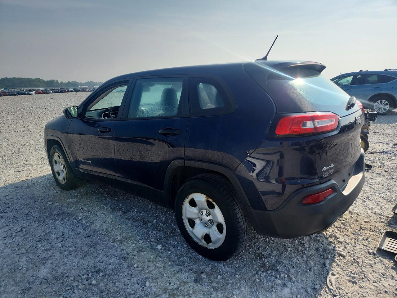 2014 Jeep Cherokee Sport Синий vin: 1C4PJMAB4EW121718