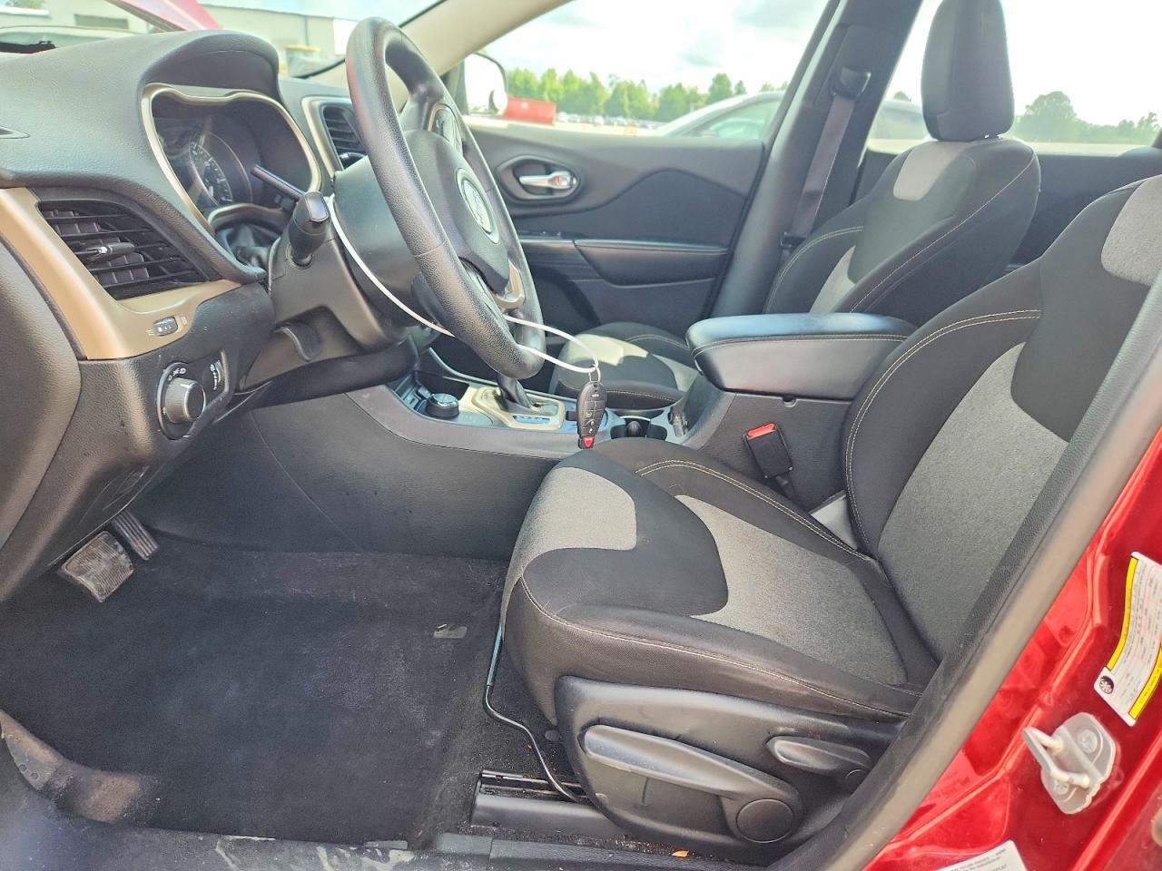 2014 Jeep Cherokee Sport Burgundy vin: 1C4PJMAB4EW141077