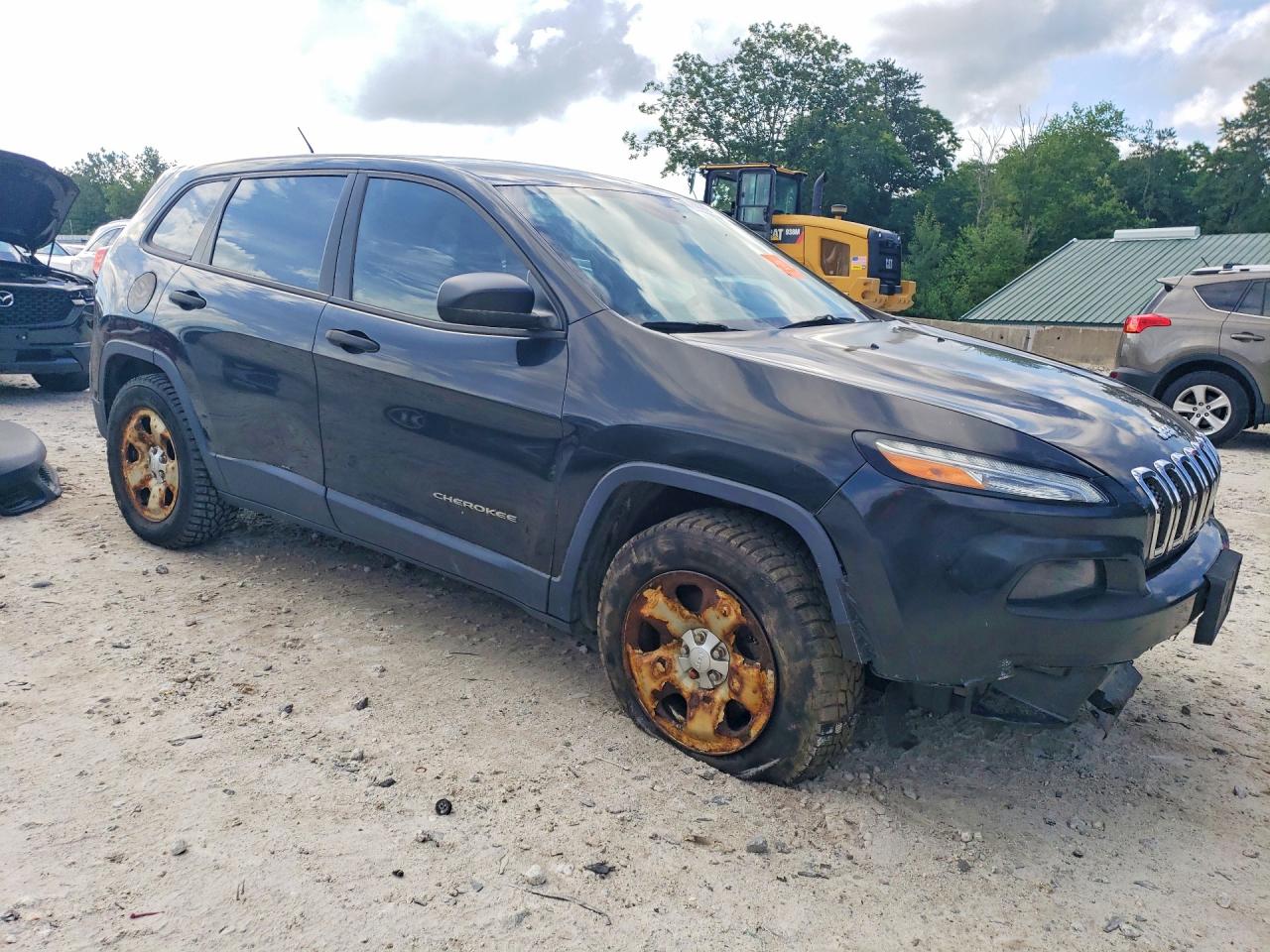 2014 Jeep Cherokee Sport Black vin: 1C4PJMAB4EW141824