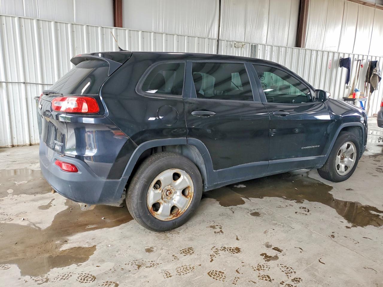 2014 Jeep Cherokee Sport Black vin: 1C4PJMAB4EW177609