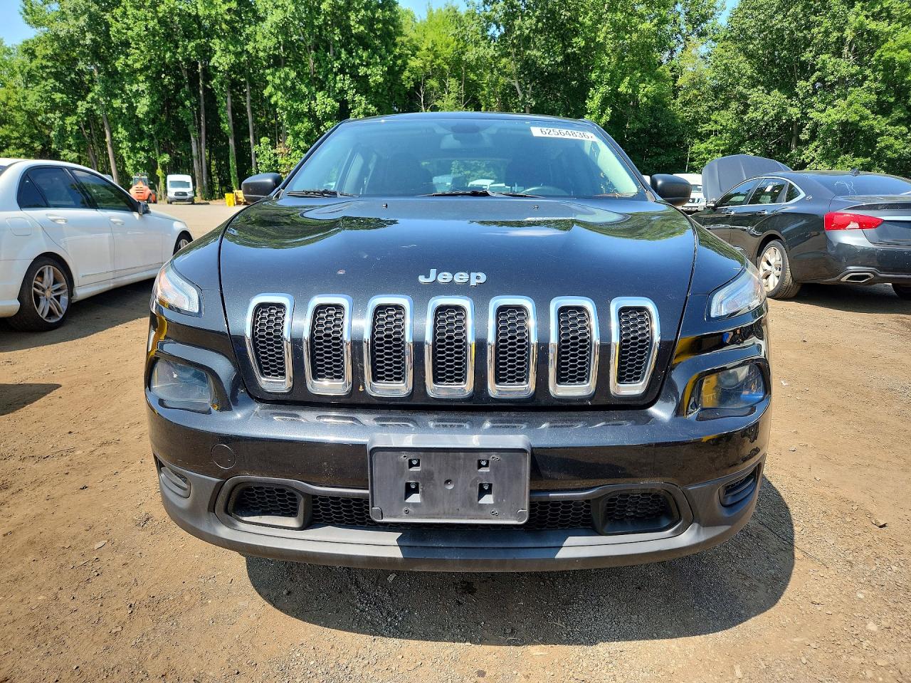 2014 Jeep Cherokee Sport Black vin: 1C4PJMAB4EW177819