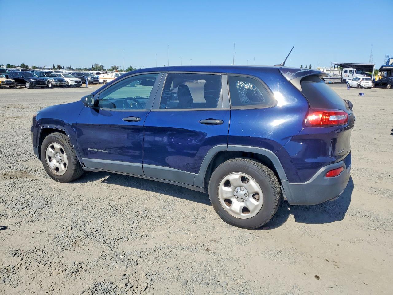 2014 Jeep Cherokee Sport Blue vin: 1C4PJMAB4EW224878