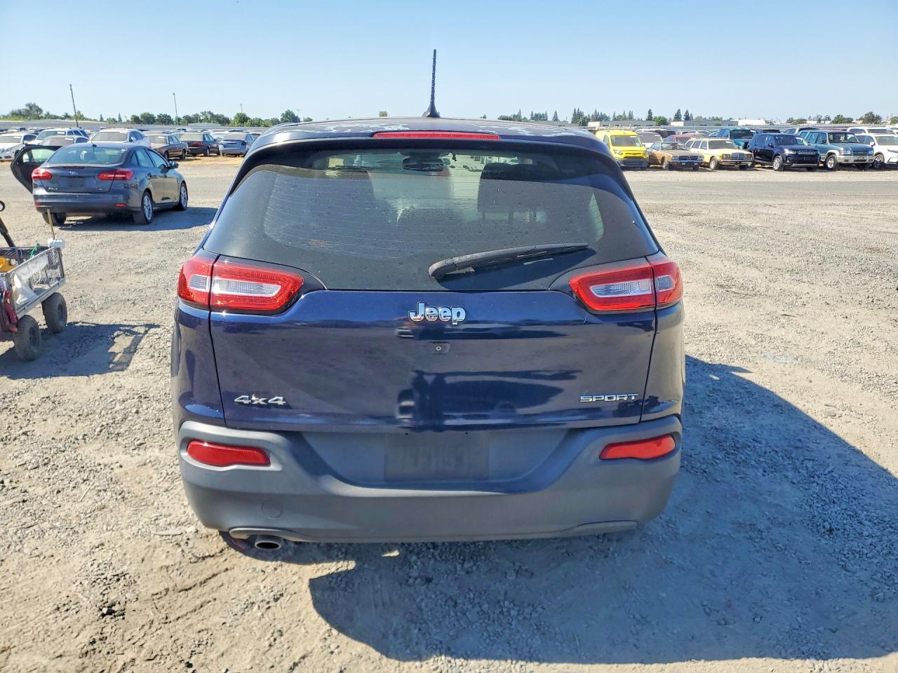 2014 Jeep Cherokee Sport Blue vin: 1C4PJMAB4EW224878
