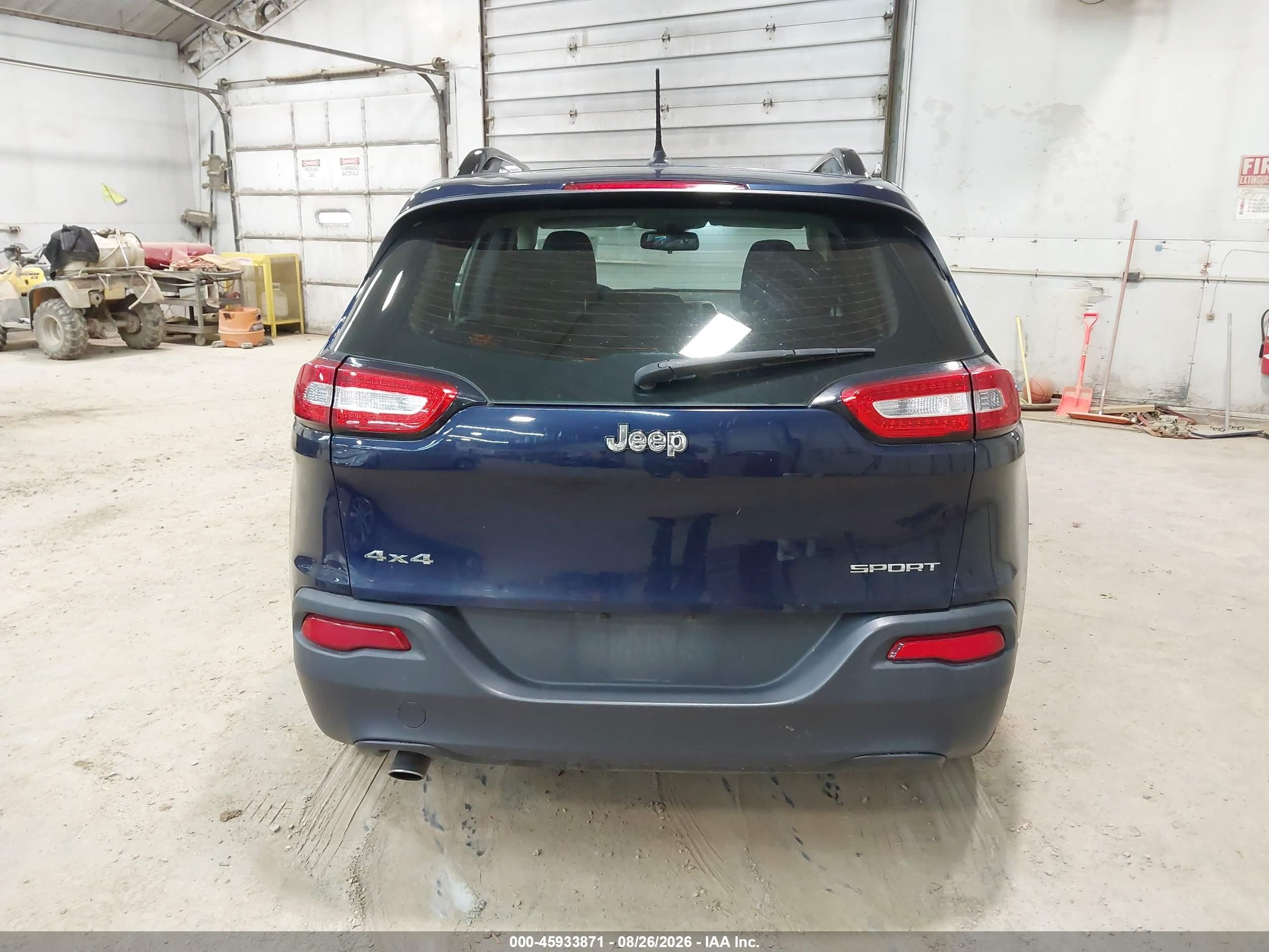 2015 Jeep Cherokee Sport Синий vin: 1C4PJMAB4FW650734