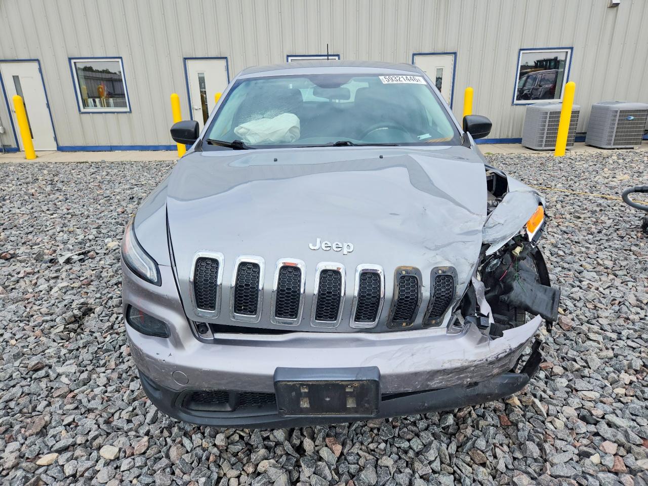 2014 Jeep Cherokee Sport Silver vin: 1C4PJMAB5EW166828