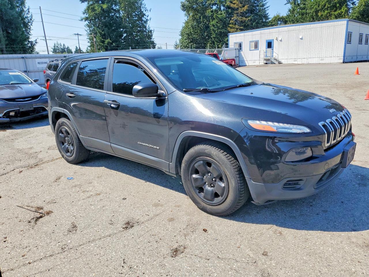 2014 Jeep Cherokee Sport Black vin: 1C4PJMAB5EW210245