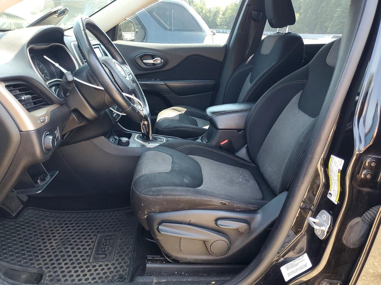 2014 Jeep Cherokee Sport Black vin: 1C4PJMAB5EW210245