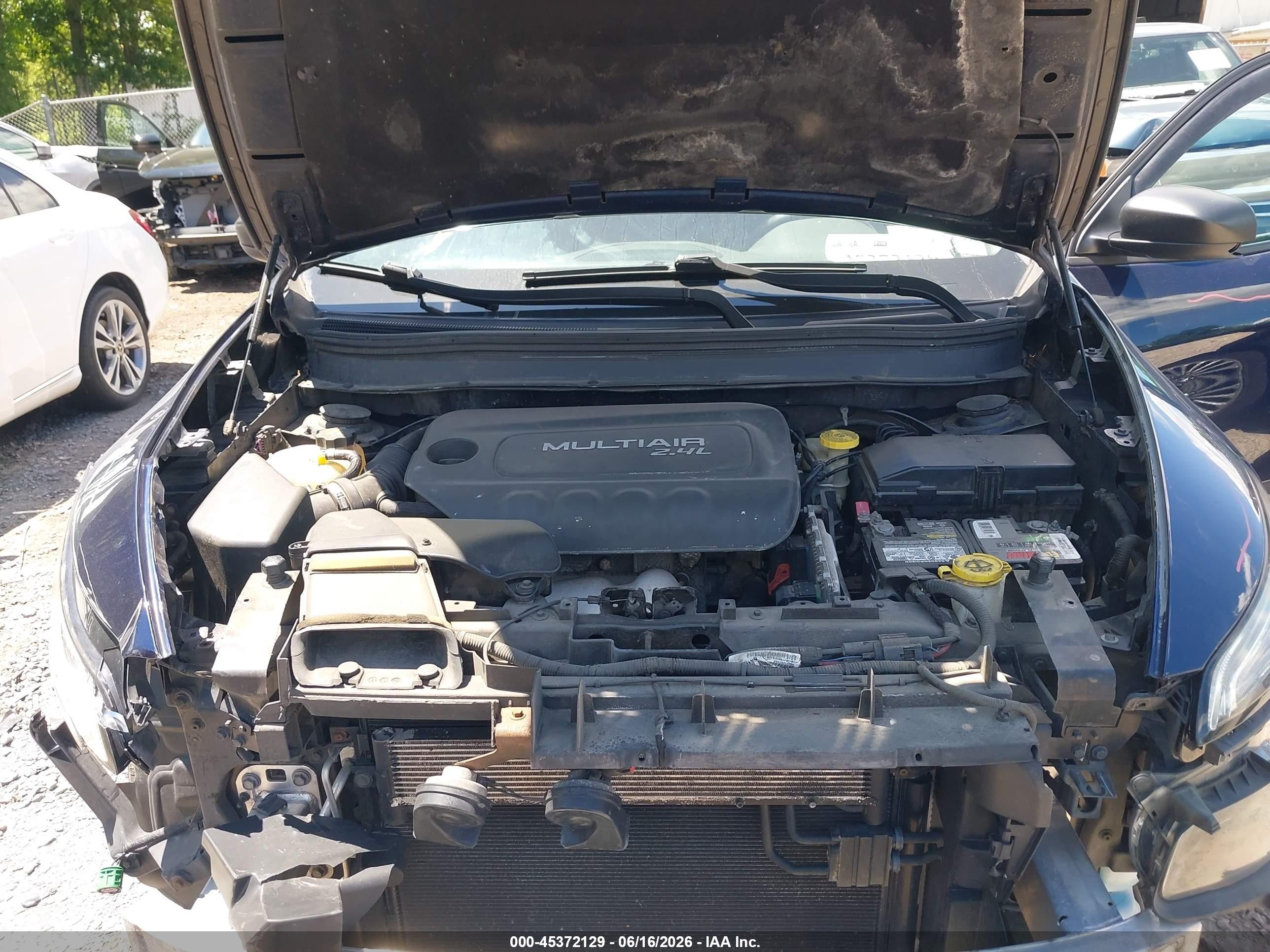 2015 Jeep Cherokee Sport Синий vin: 1C4PJMAB5FW764807