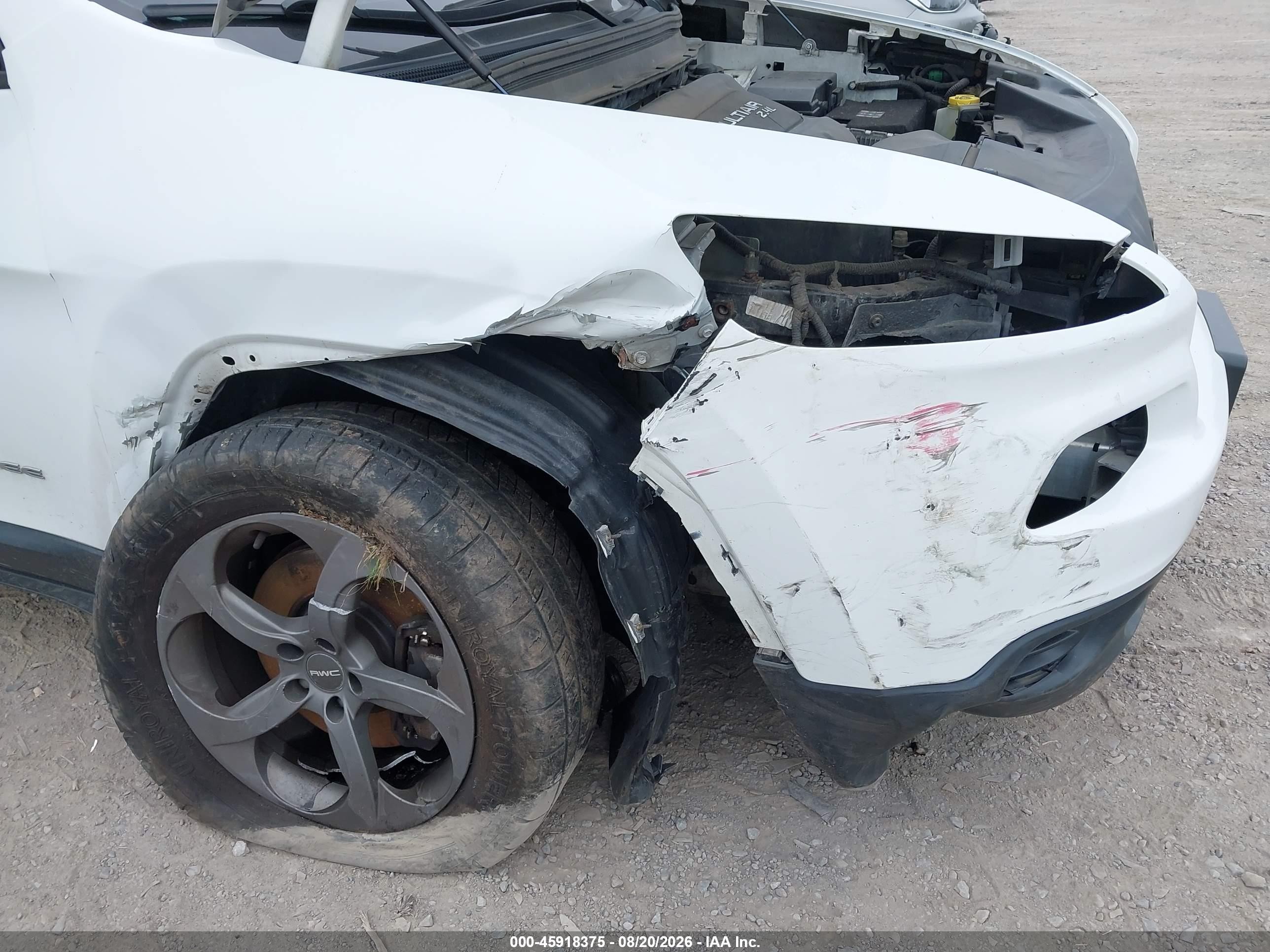 2014 Jeep Cherokee Sport Белый vin: 1C4PJMAB6EW121431