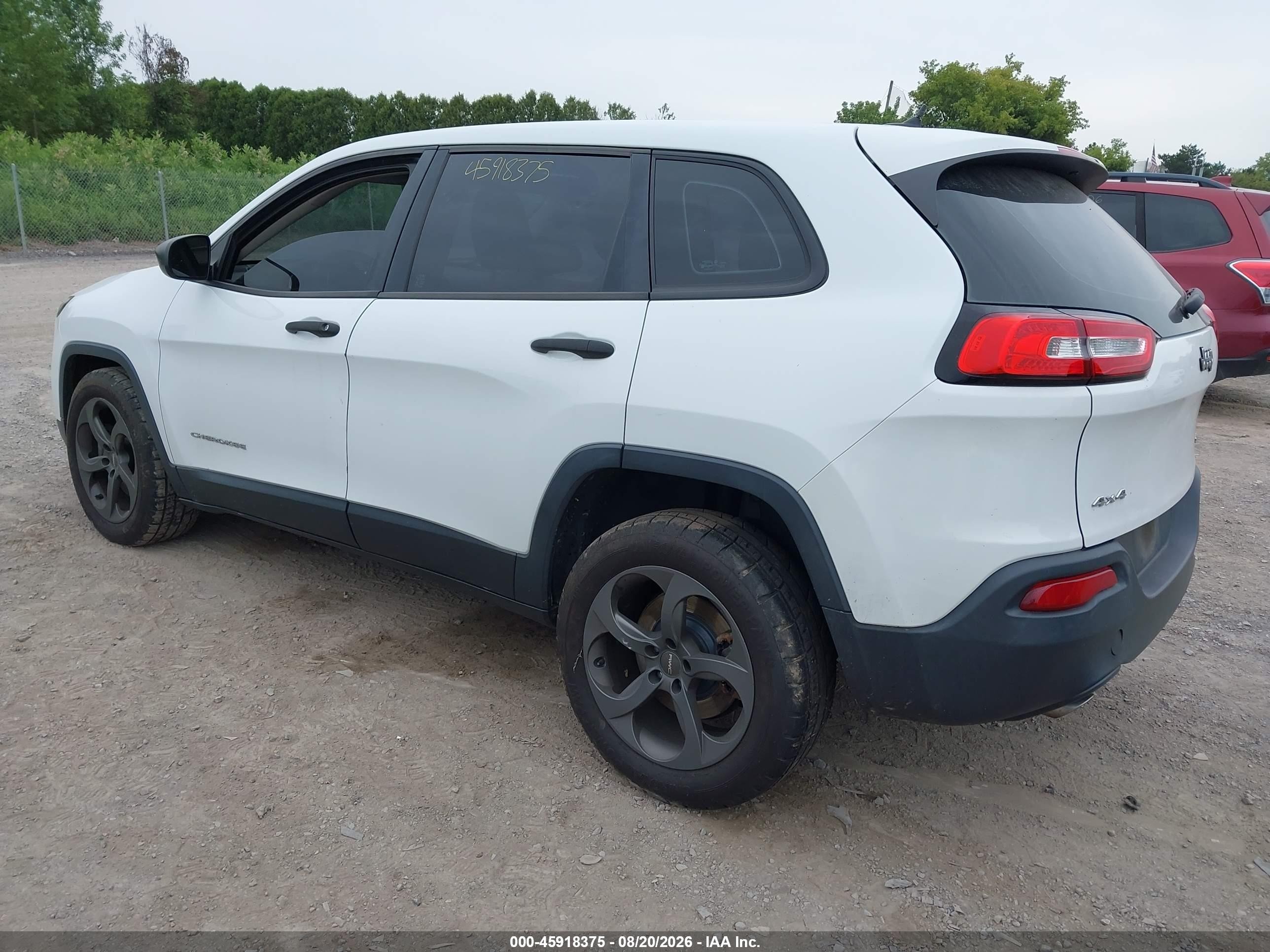 2014 Jeep Cherokee Sport Белый vin: 1C4PJMAB6EW121431